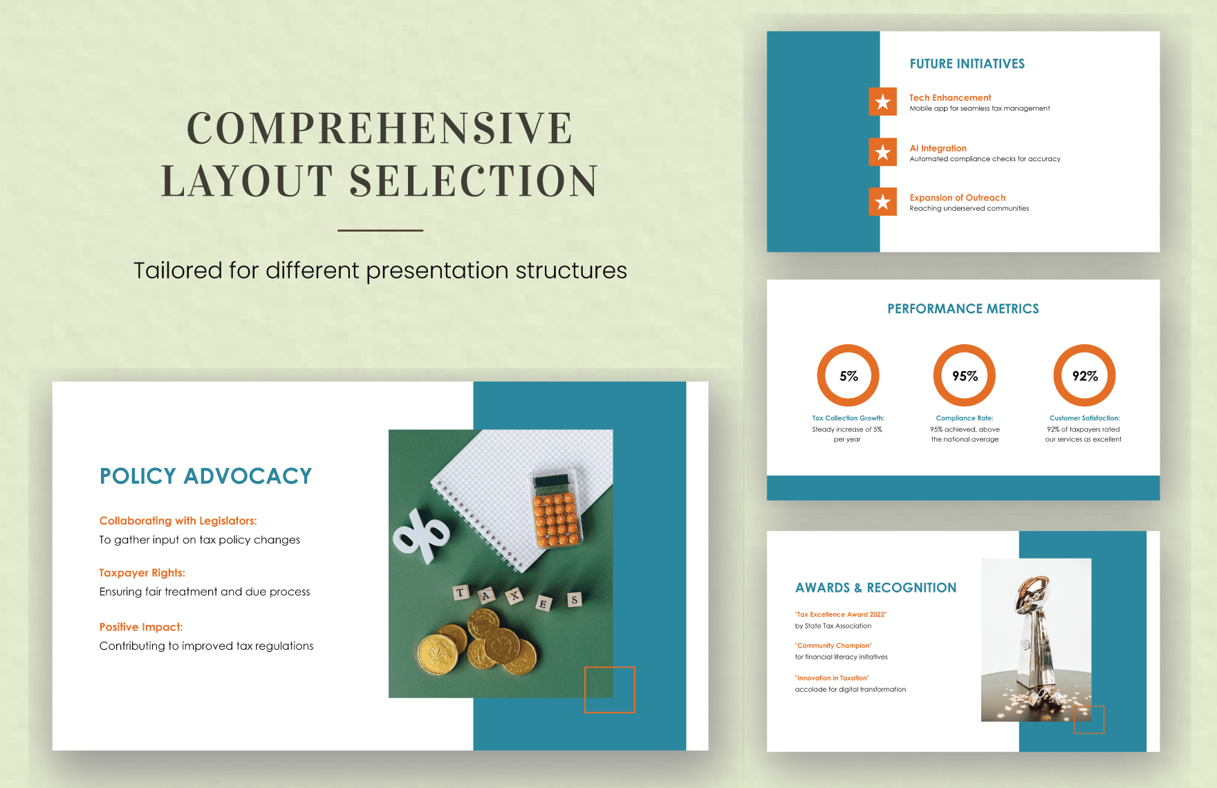 Income Tax Agency Presentation Template 