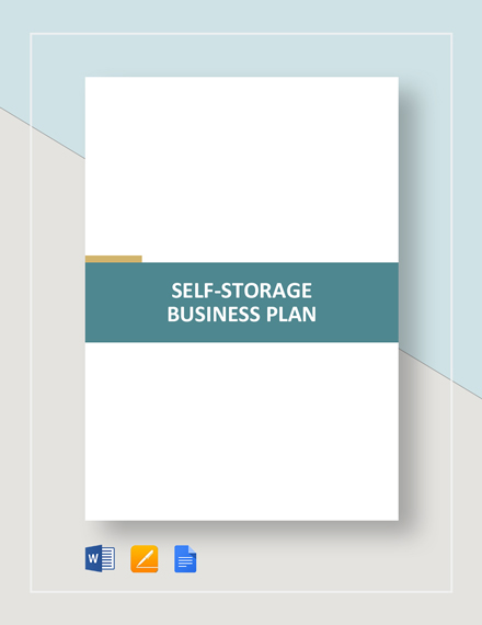 self storage business plan example