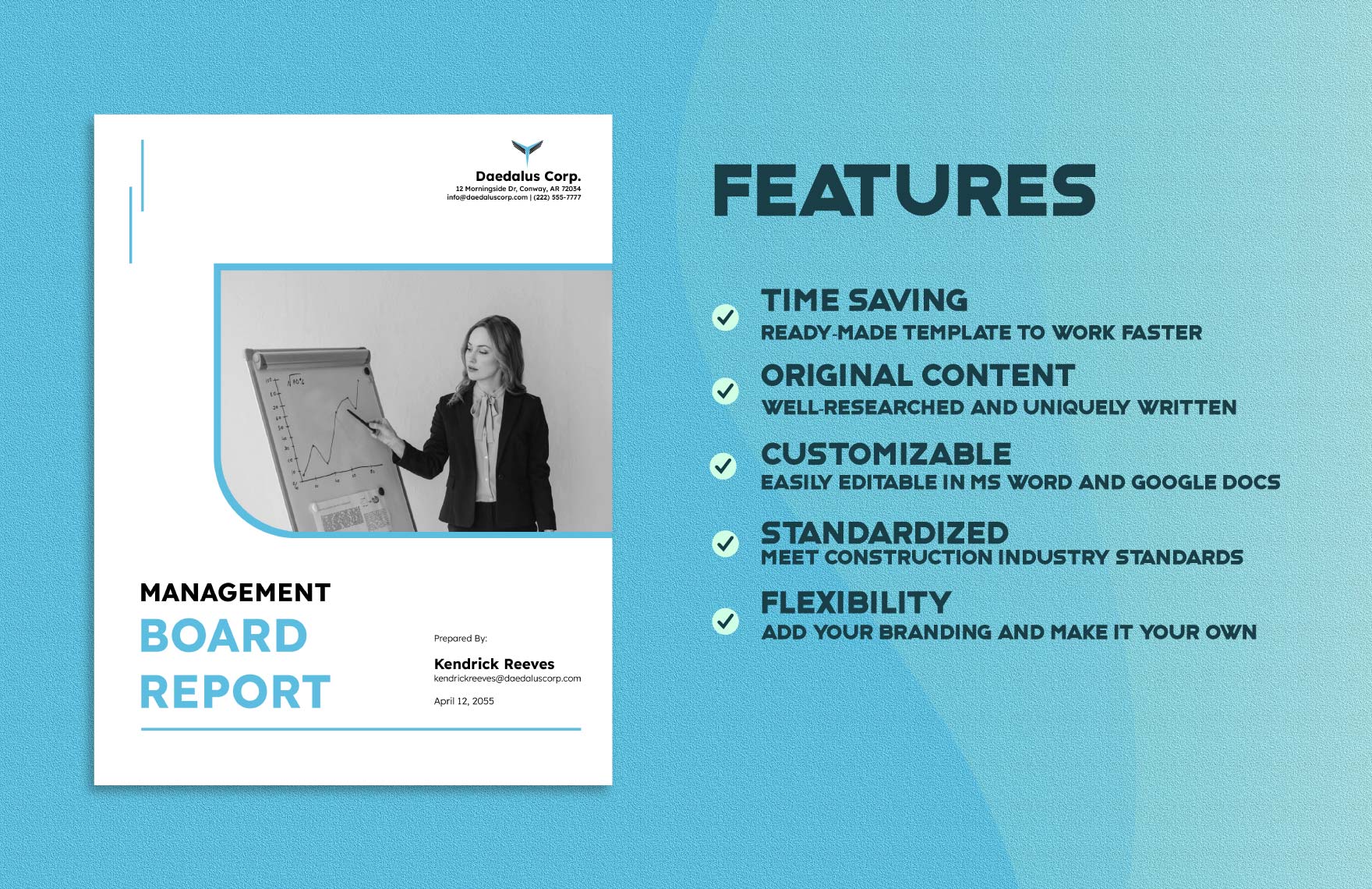 Management Board Report Template