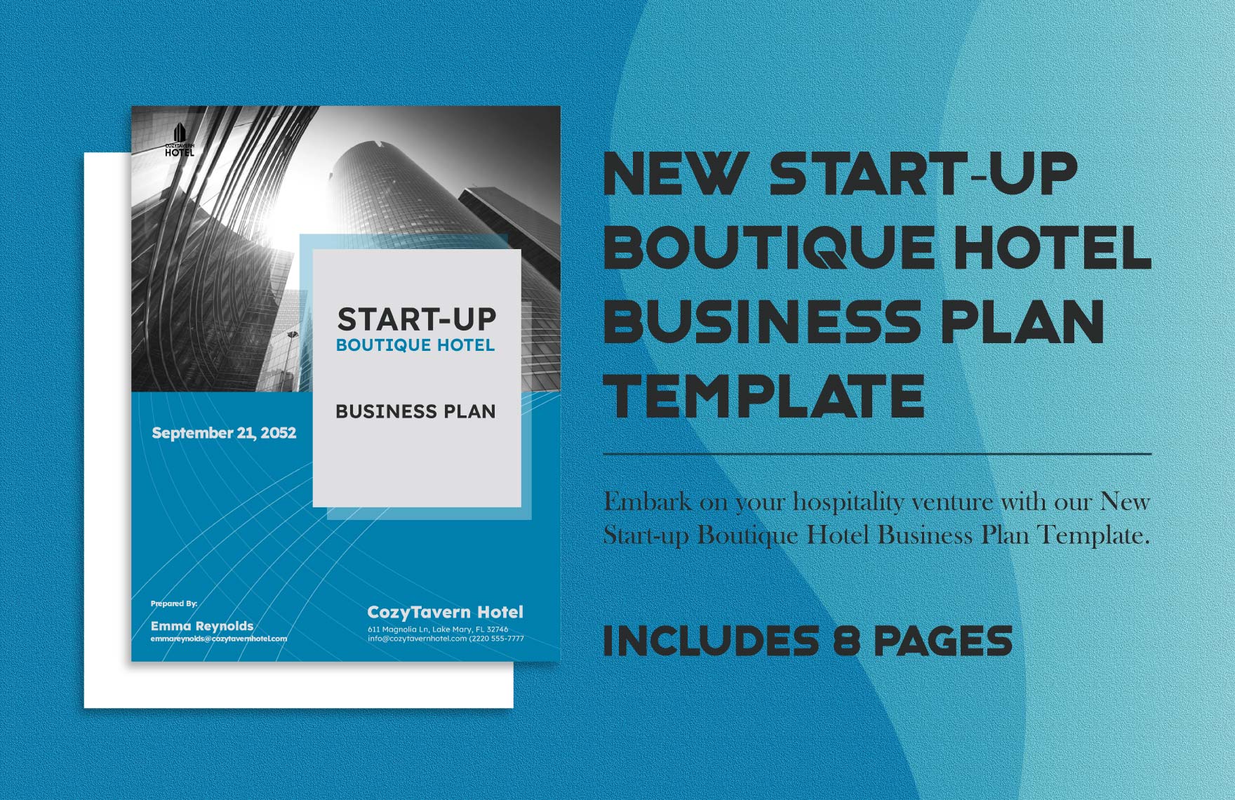 New Start-up Boutique Hotel Business Plan Template