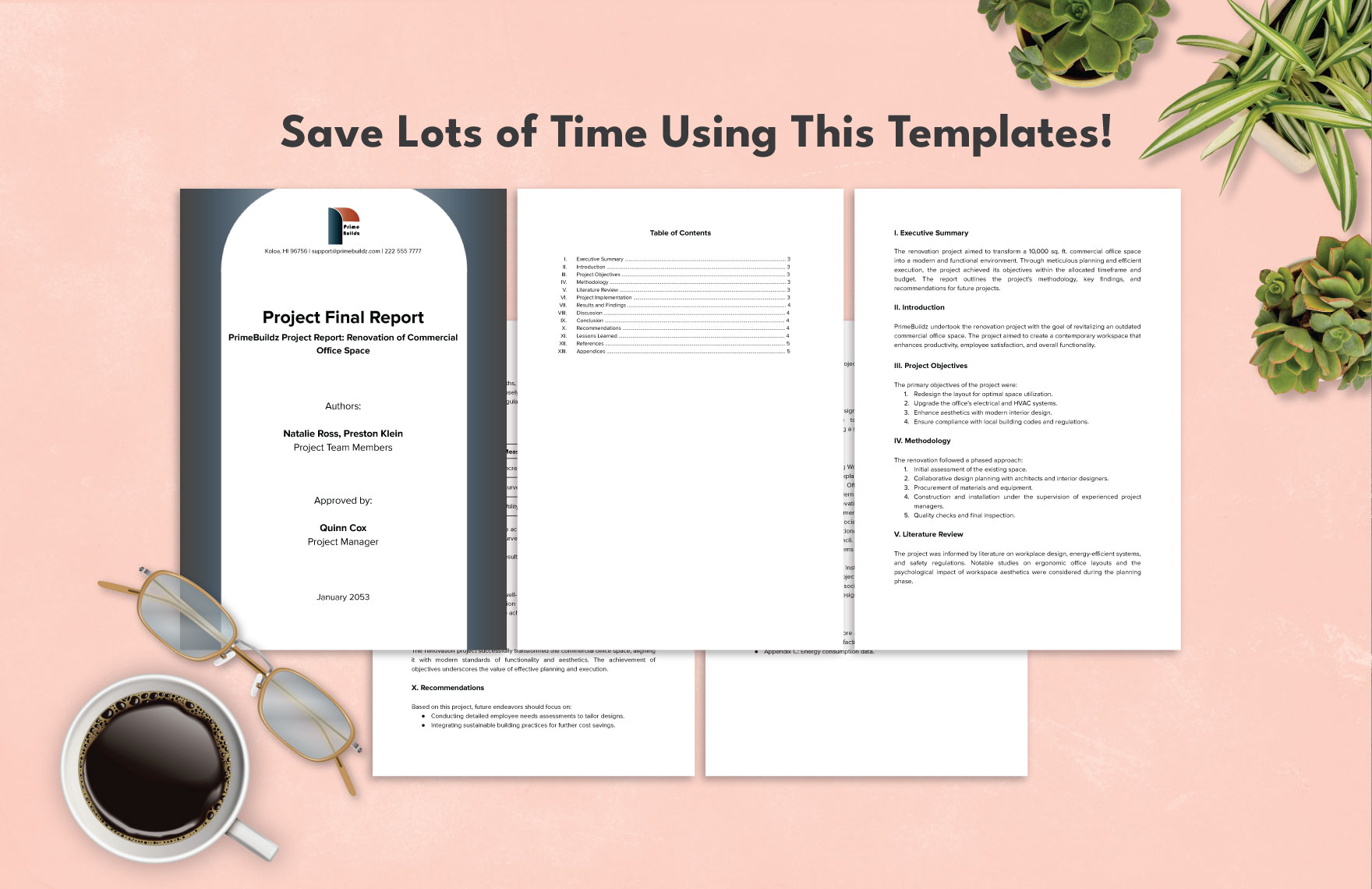 Sample Project Final Report Template