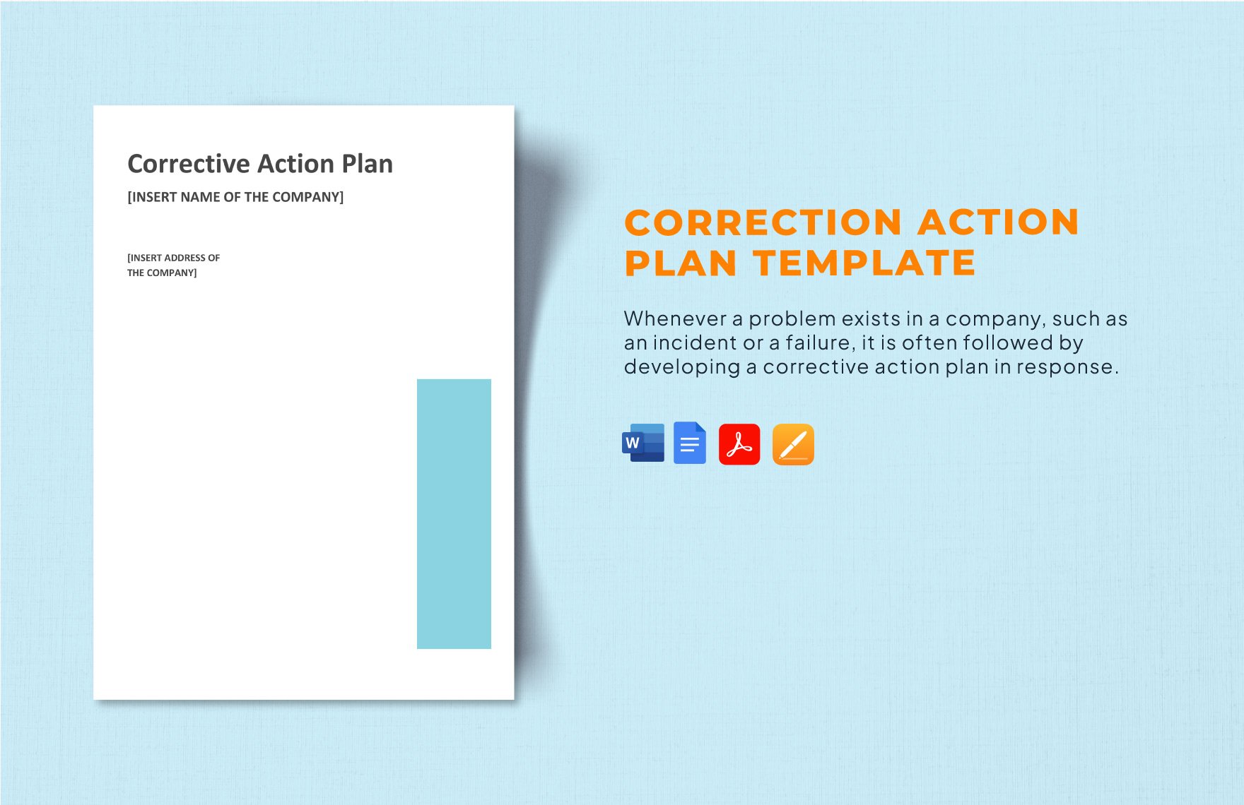 Corrective Action Plan Template