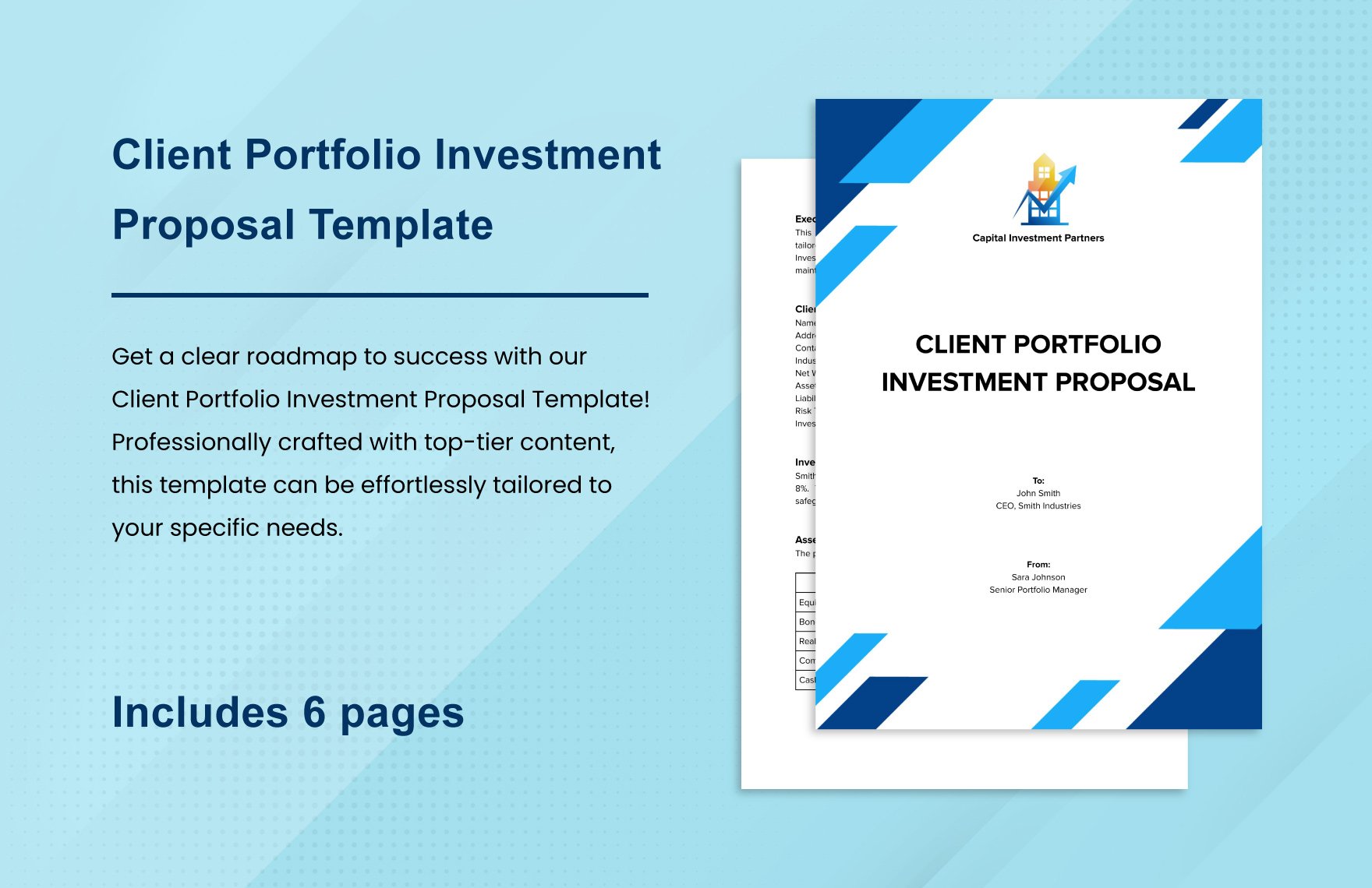 Client Portfolio Investment Proposal Template