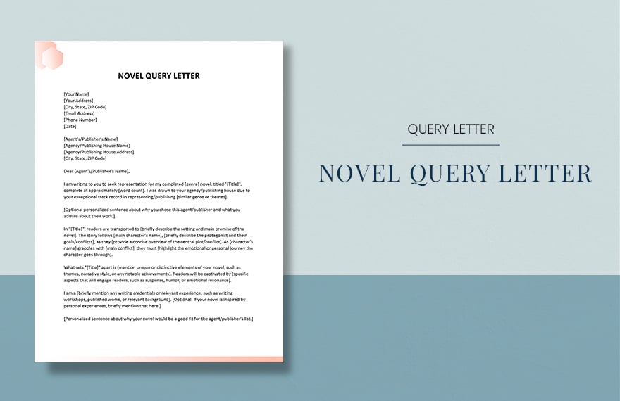 Novel Query Letter