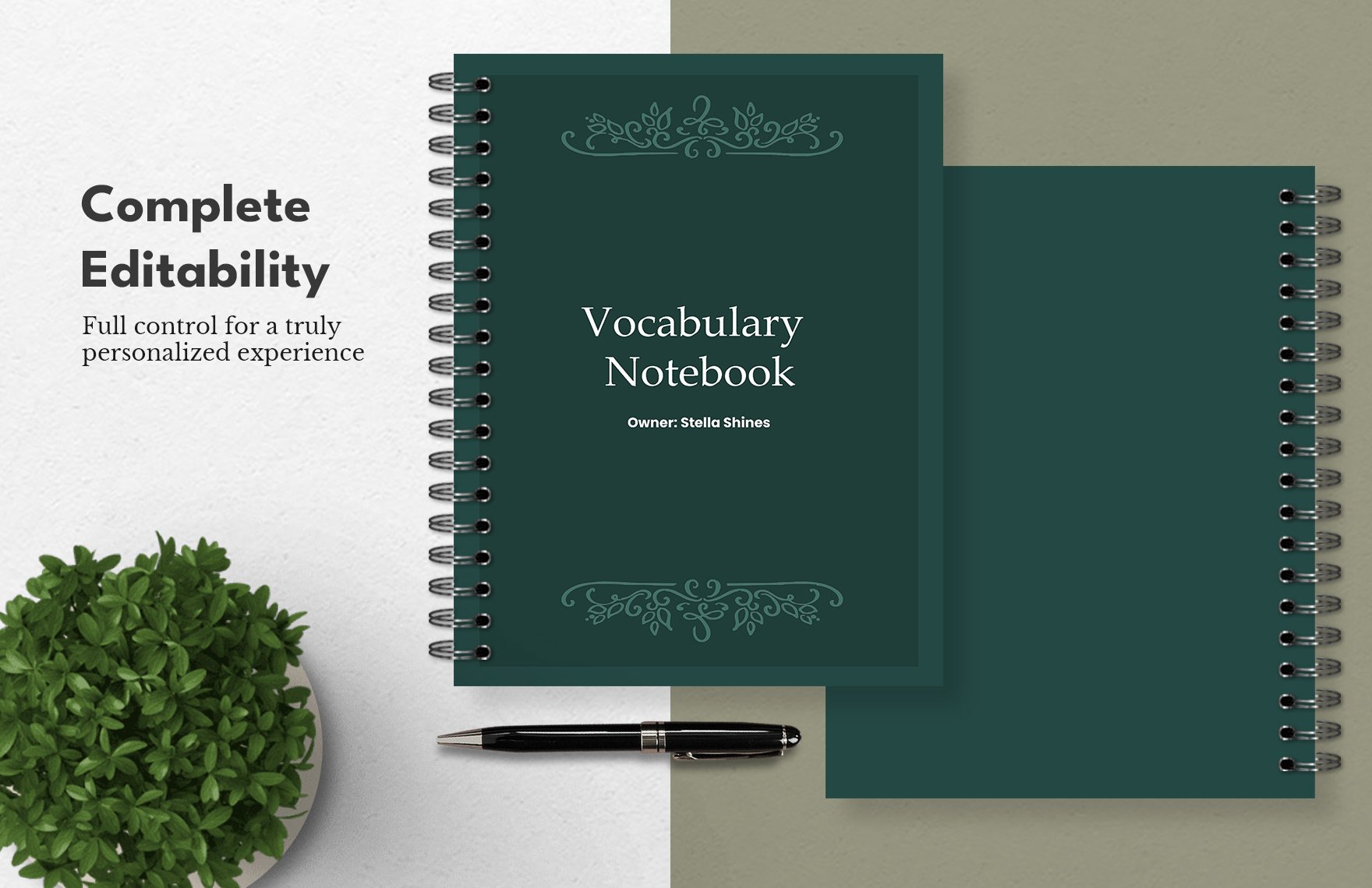 Vocabulary Notebook Template