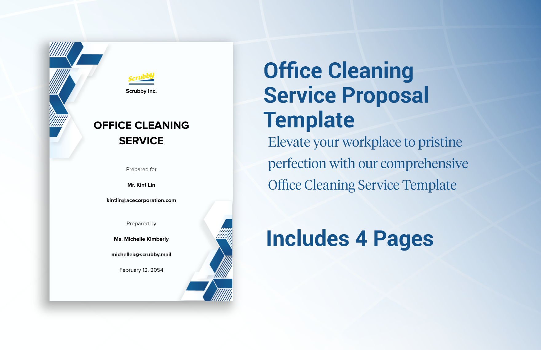 Office Cleaning Service Proposal Template