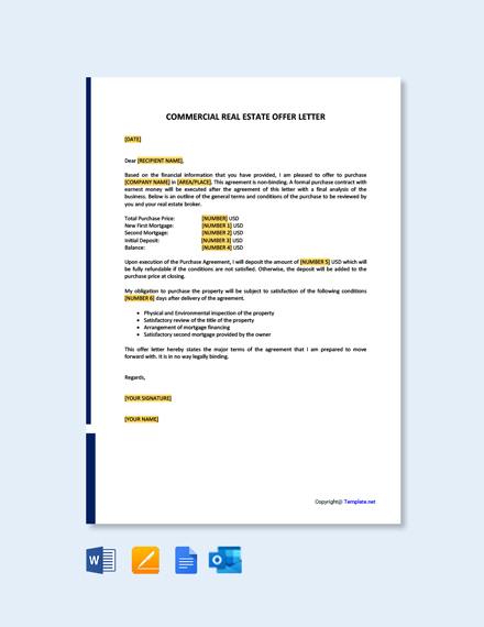 Commercial Real Estate Letter Templates Onvacationswall