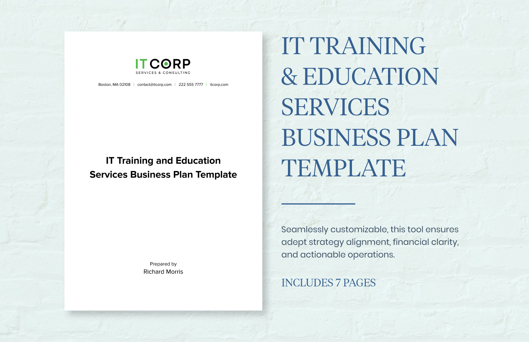 educational services business plan