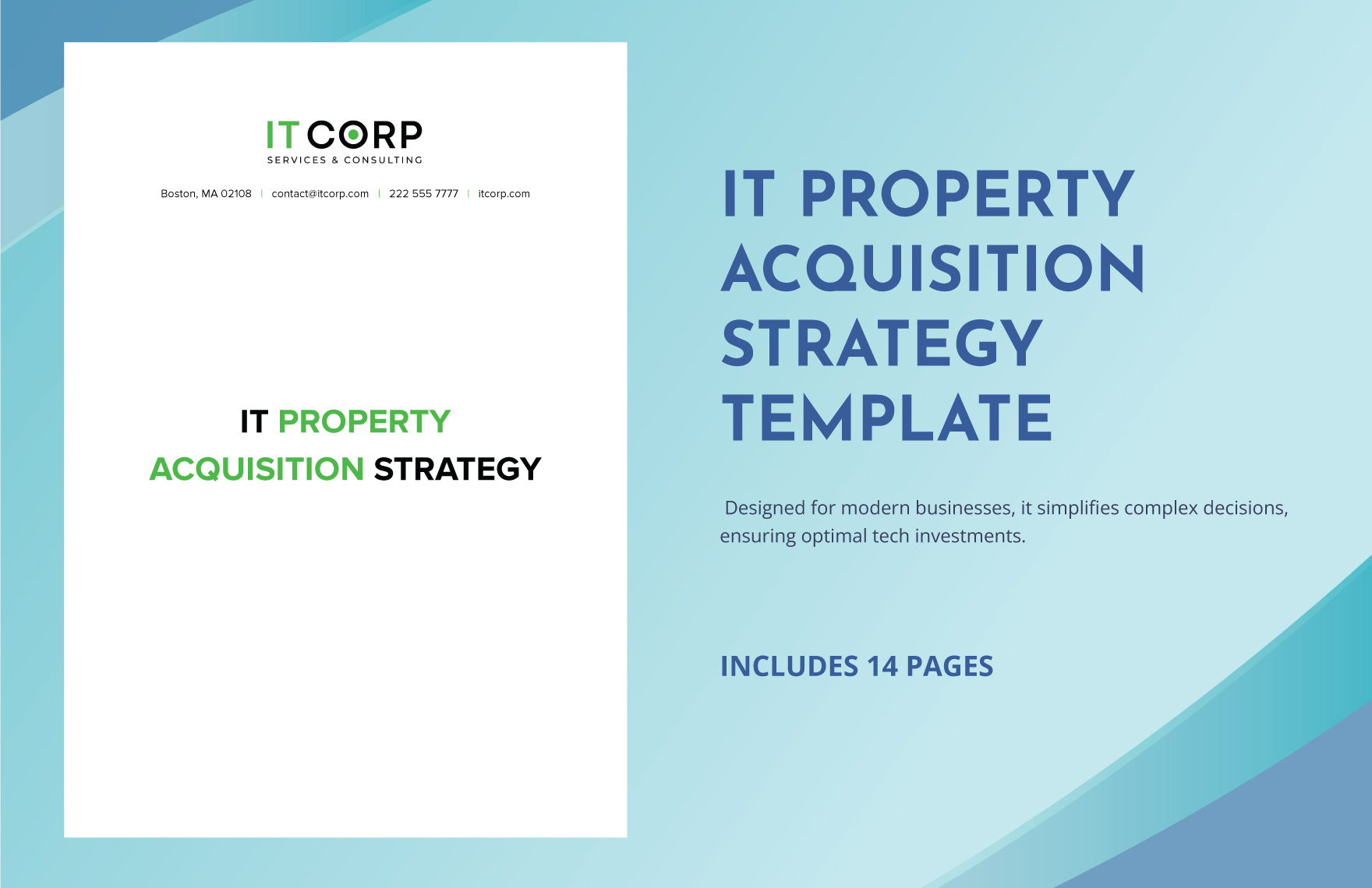 IT Property Acquisition Strategy Template in Word, Google Docs, PDF