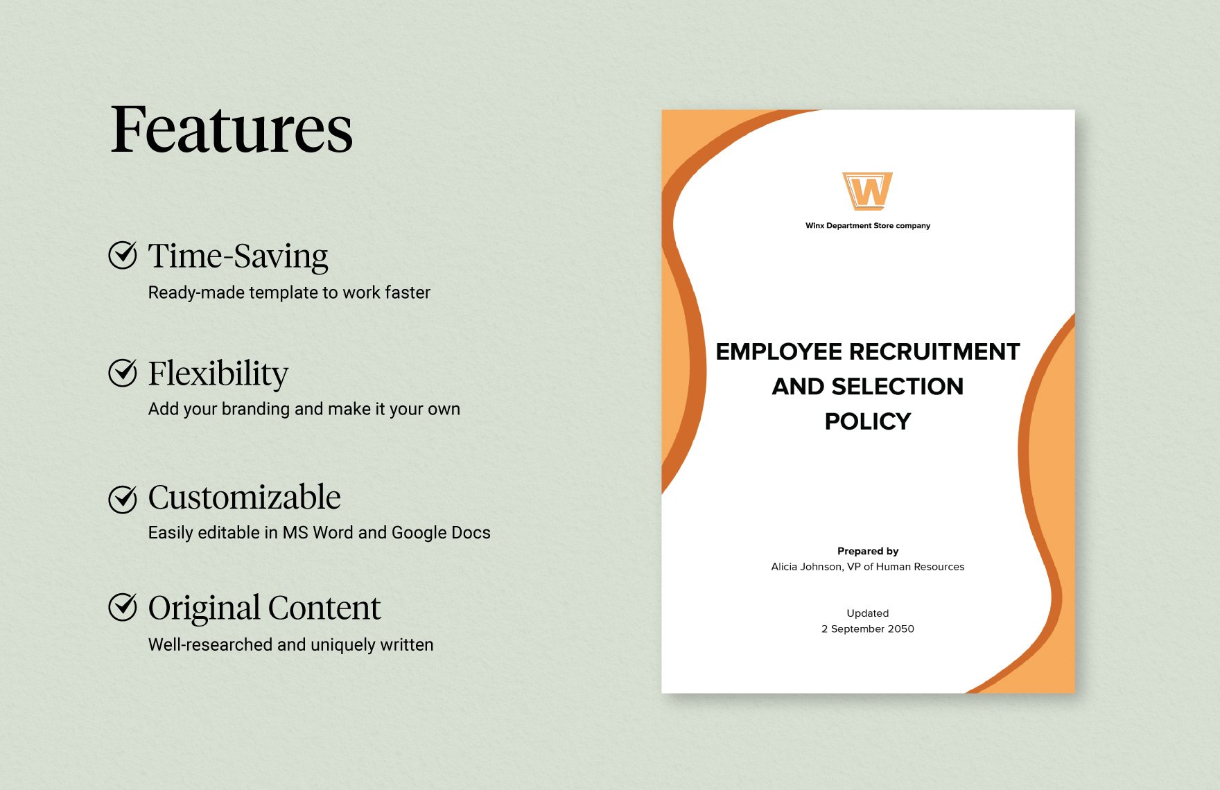 Employee Recruitment and Selection Policy Template