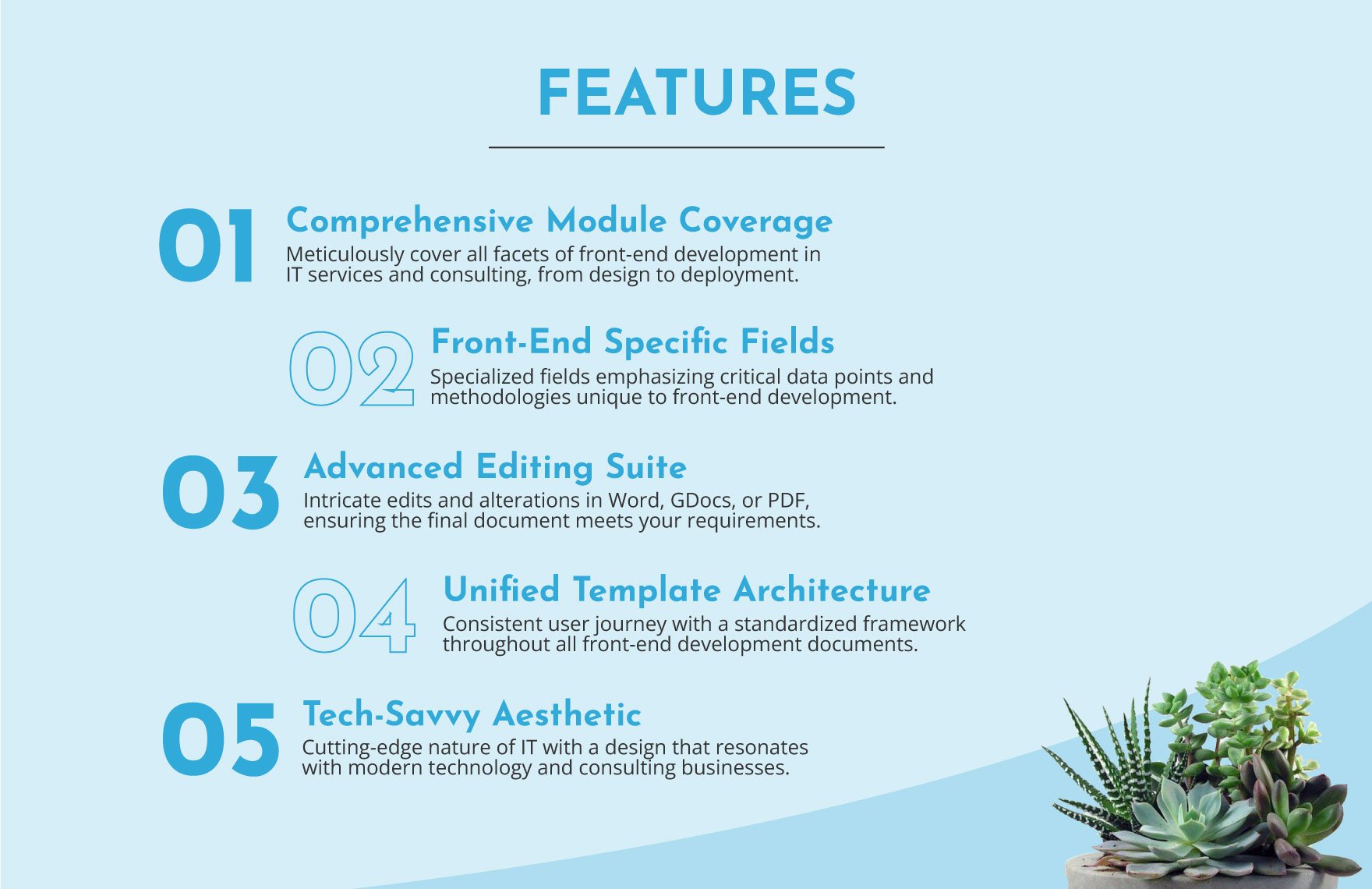 IT Front-End Technical Specifications Template