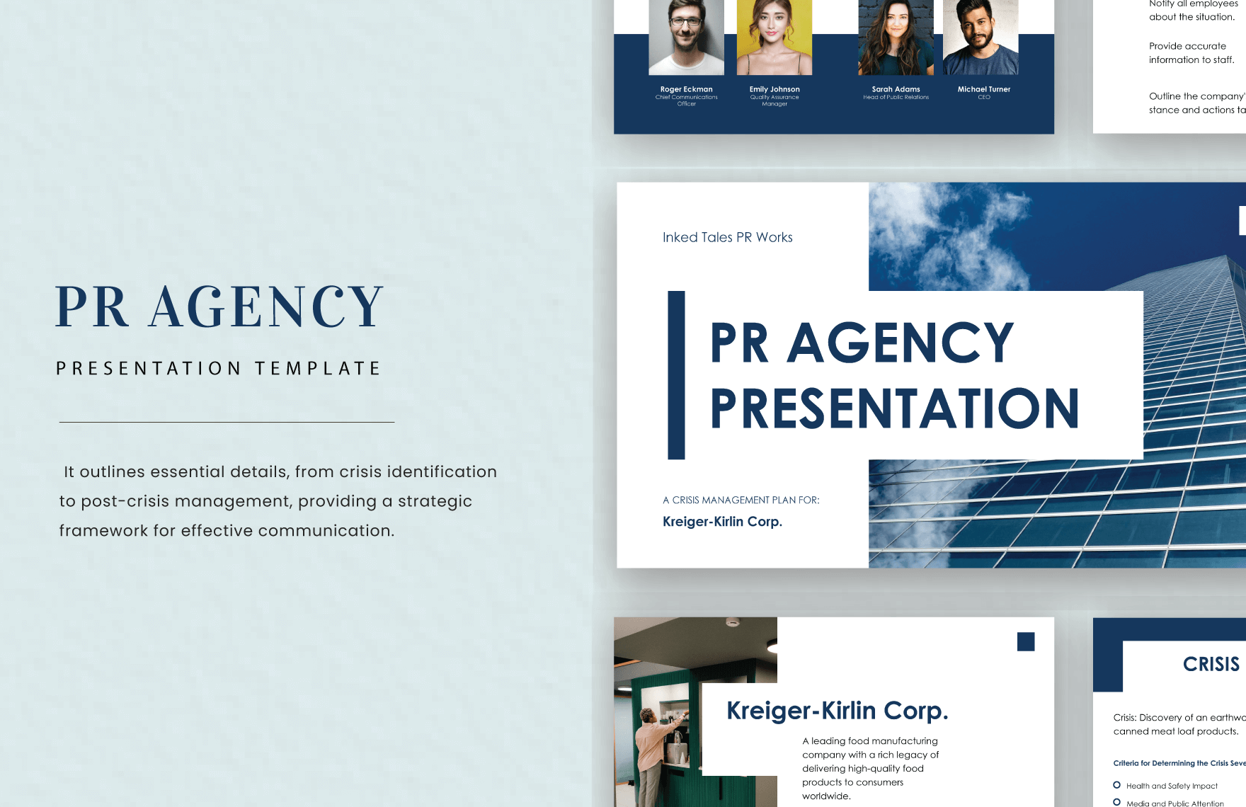 PR Agency Presentation Template