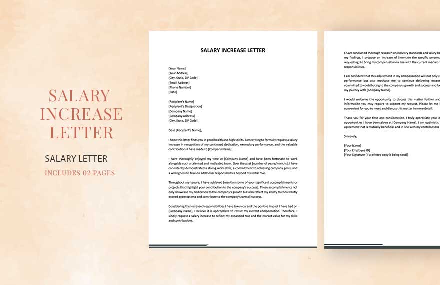 Salary Increase Request Letter Sample