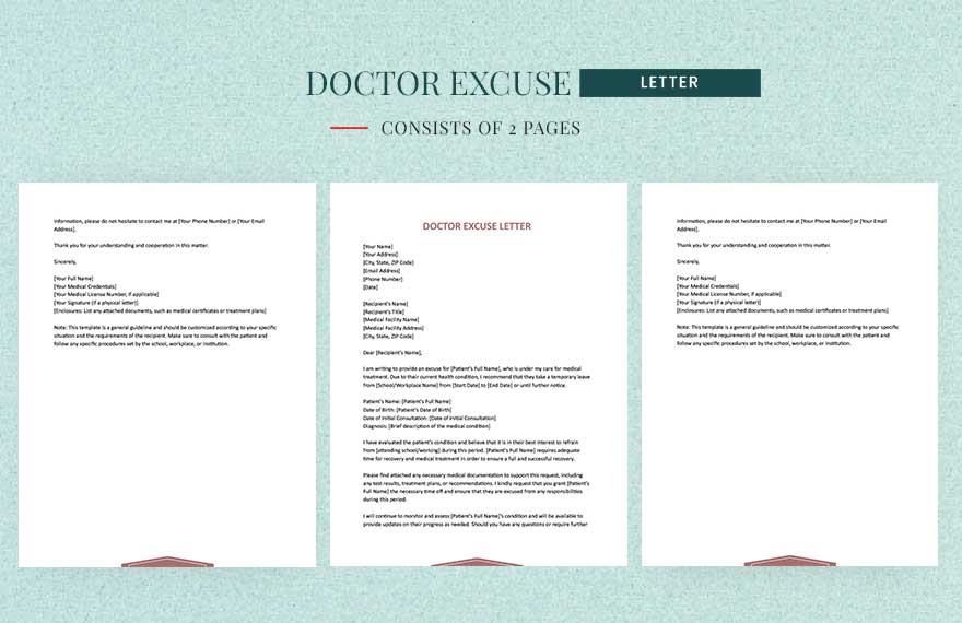 Doctor Excuse Letter