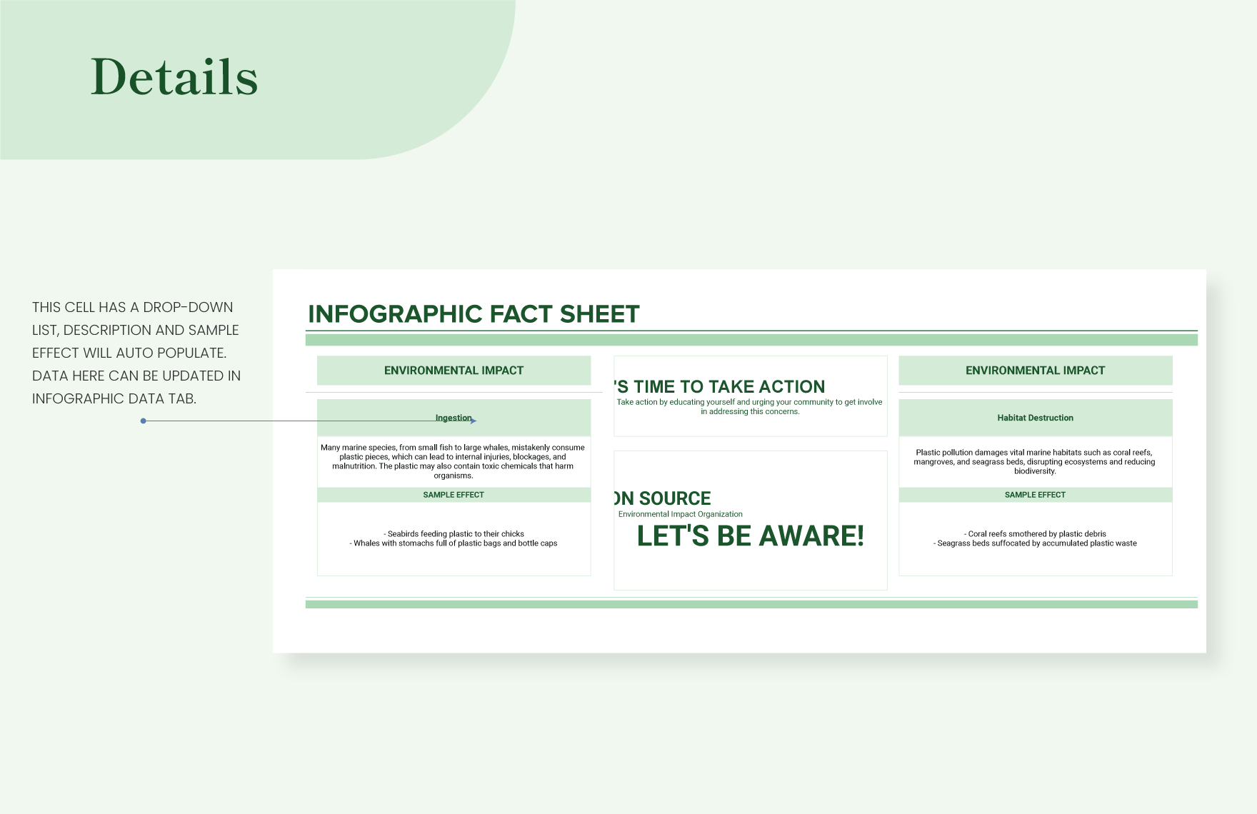 Infographic Fact Sheet Template