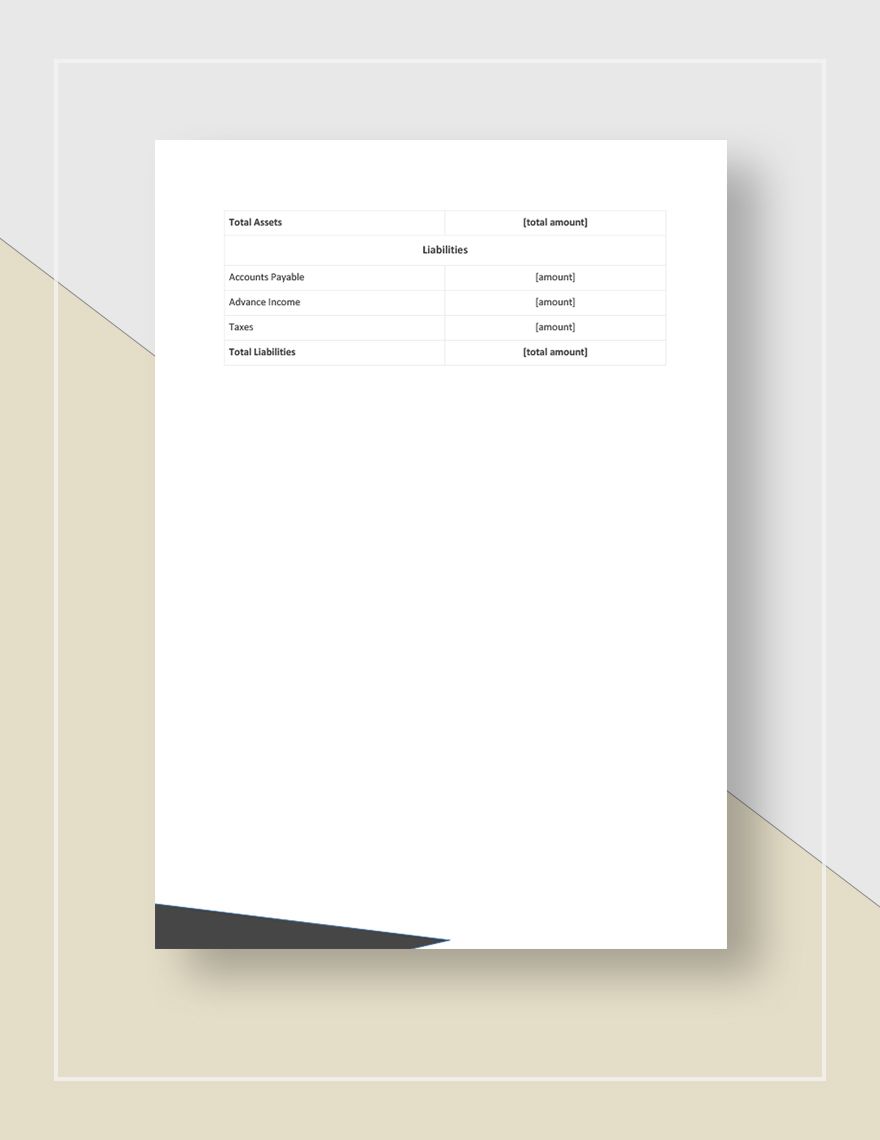Company Monthly Management Report Template