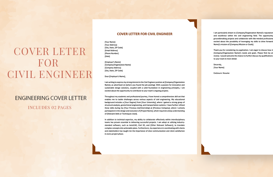 Cover Letter For Civil Engineer