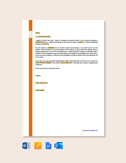 Lease Termination Letter Template - Google Docs, Word | Template.net