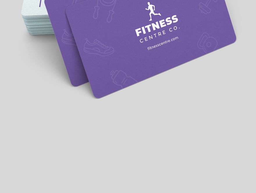 Fitness Center Business Card Template