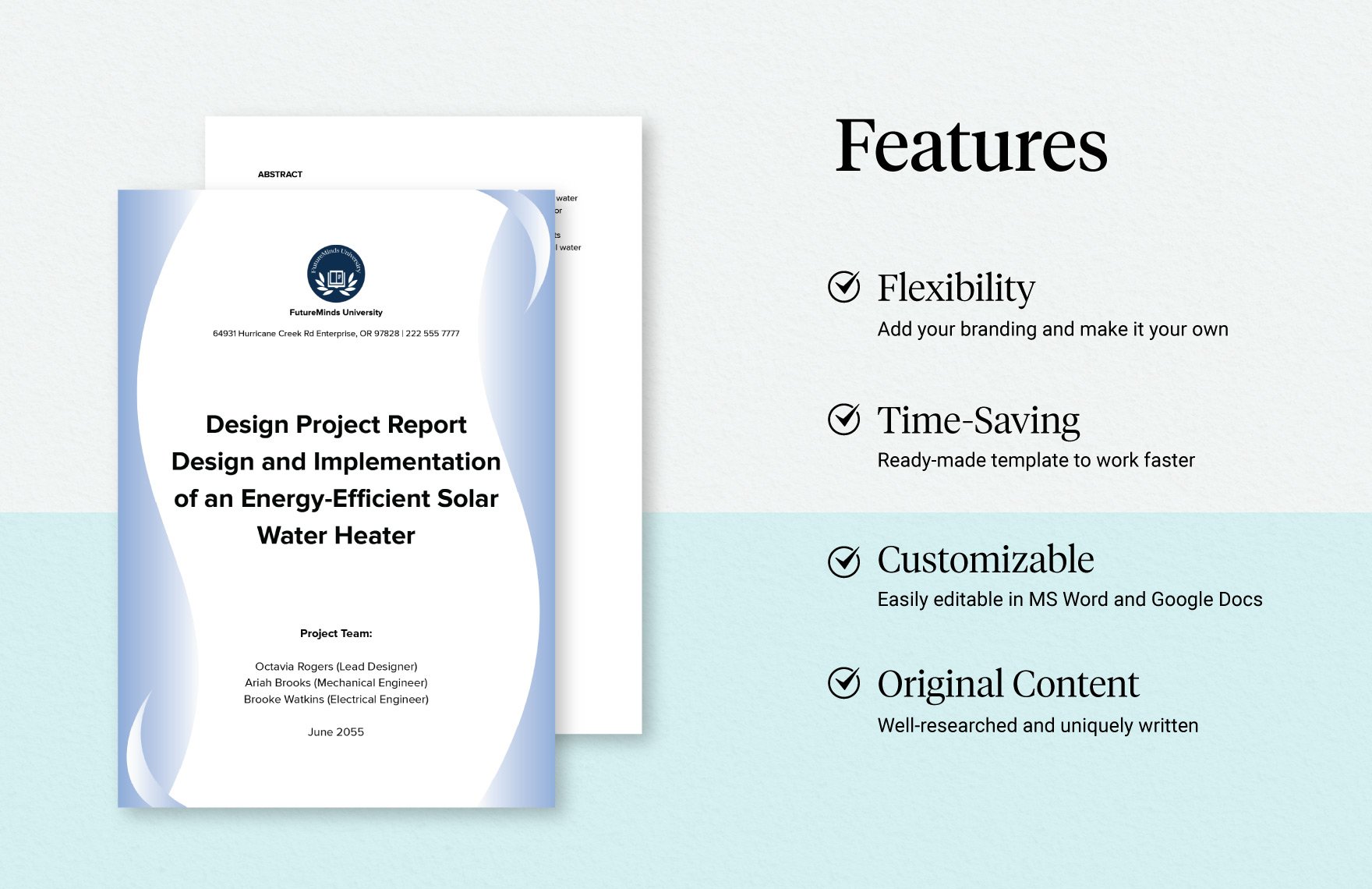 Design Project Report Template