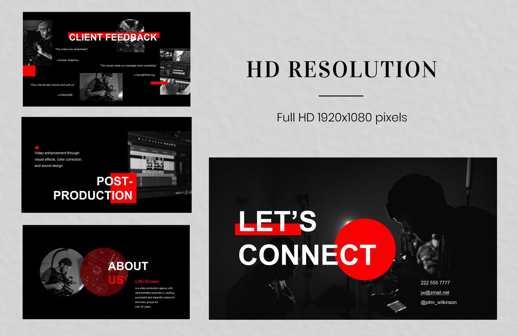 Video Production Agency Presentation template