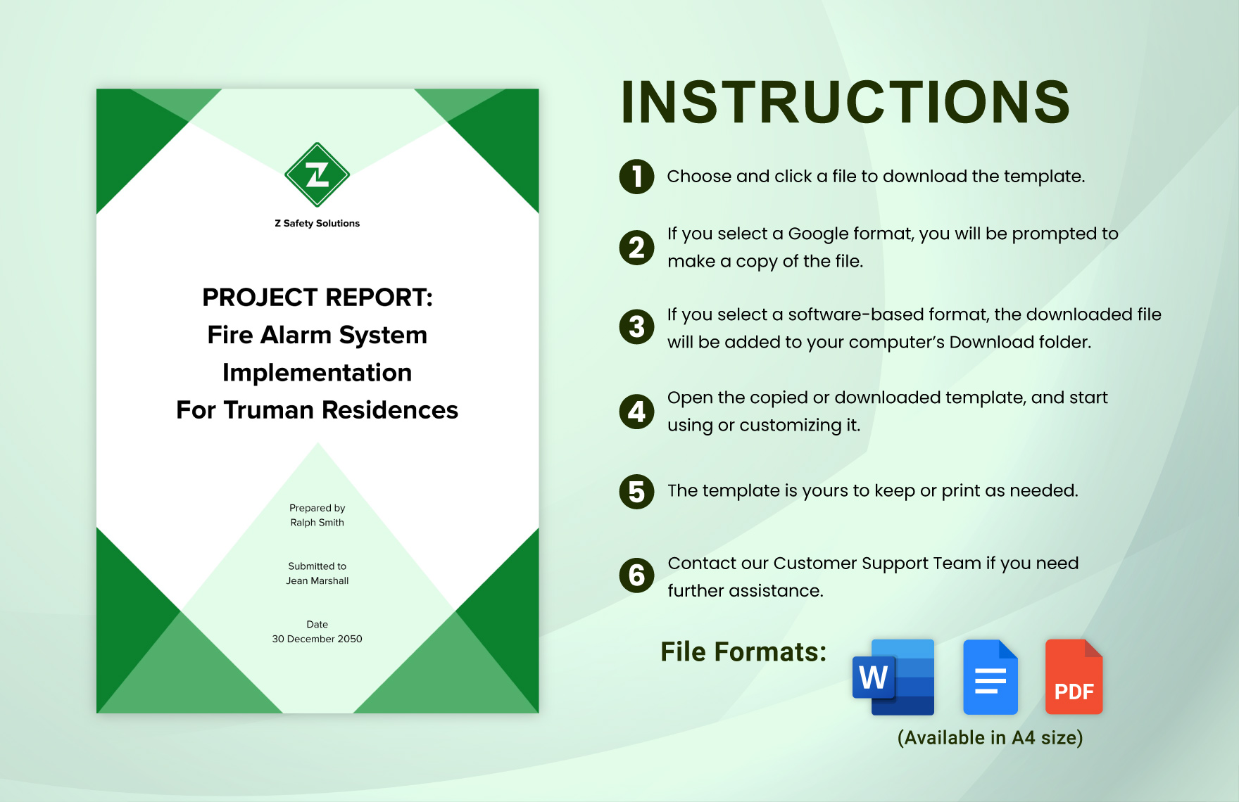 Fire Alarm Project Report Template