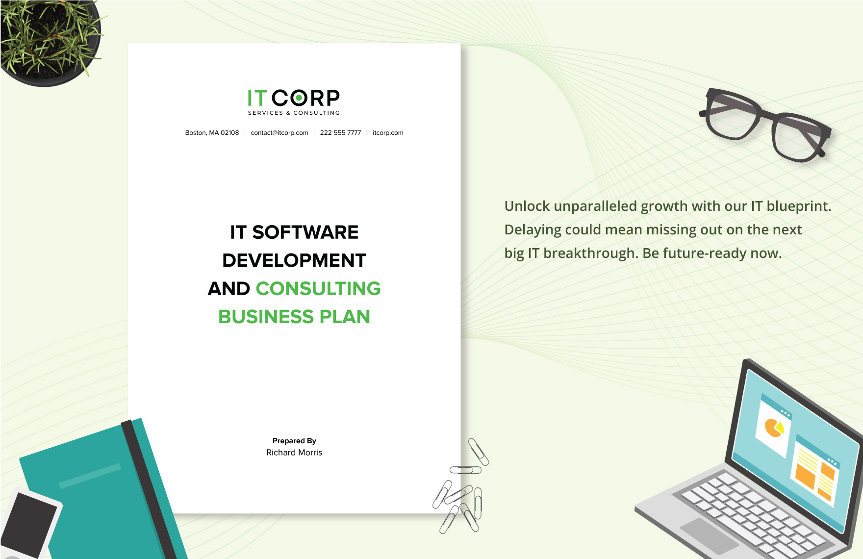 IT Software Development & Consulting Business Plan Template