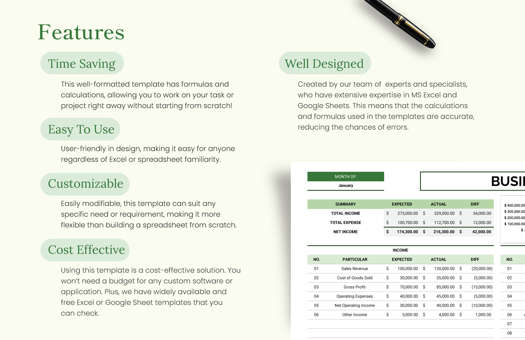 Business Finance Template - Download in Excel, Google Sheets | Template.net