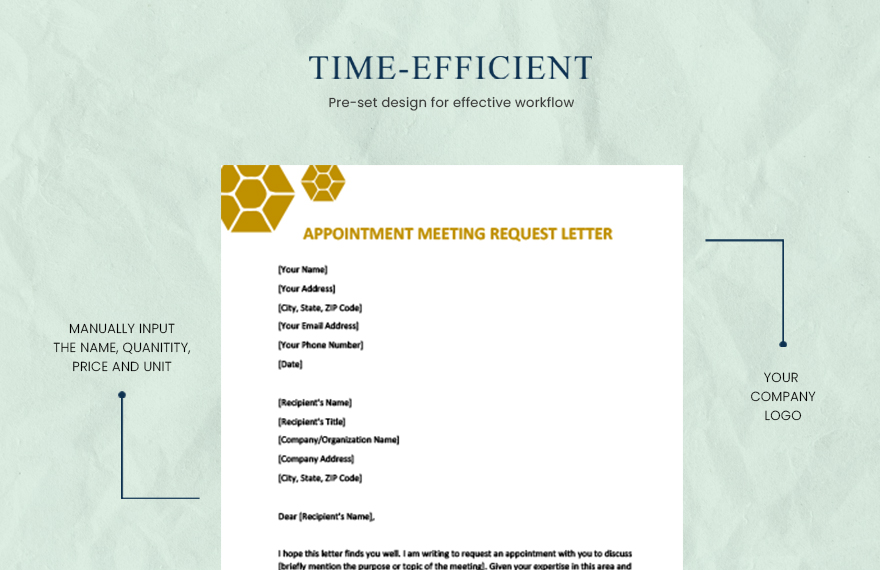 Appointment meeting request letter