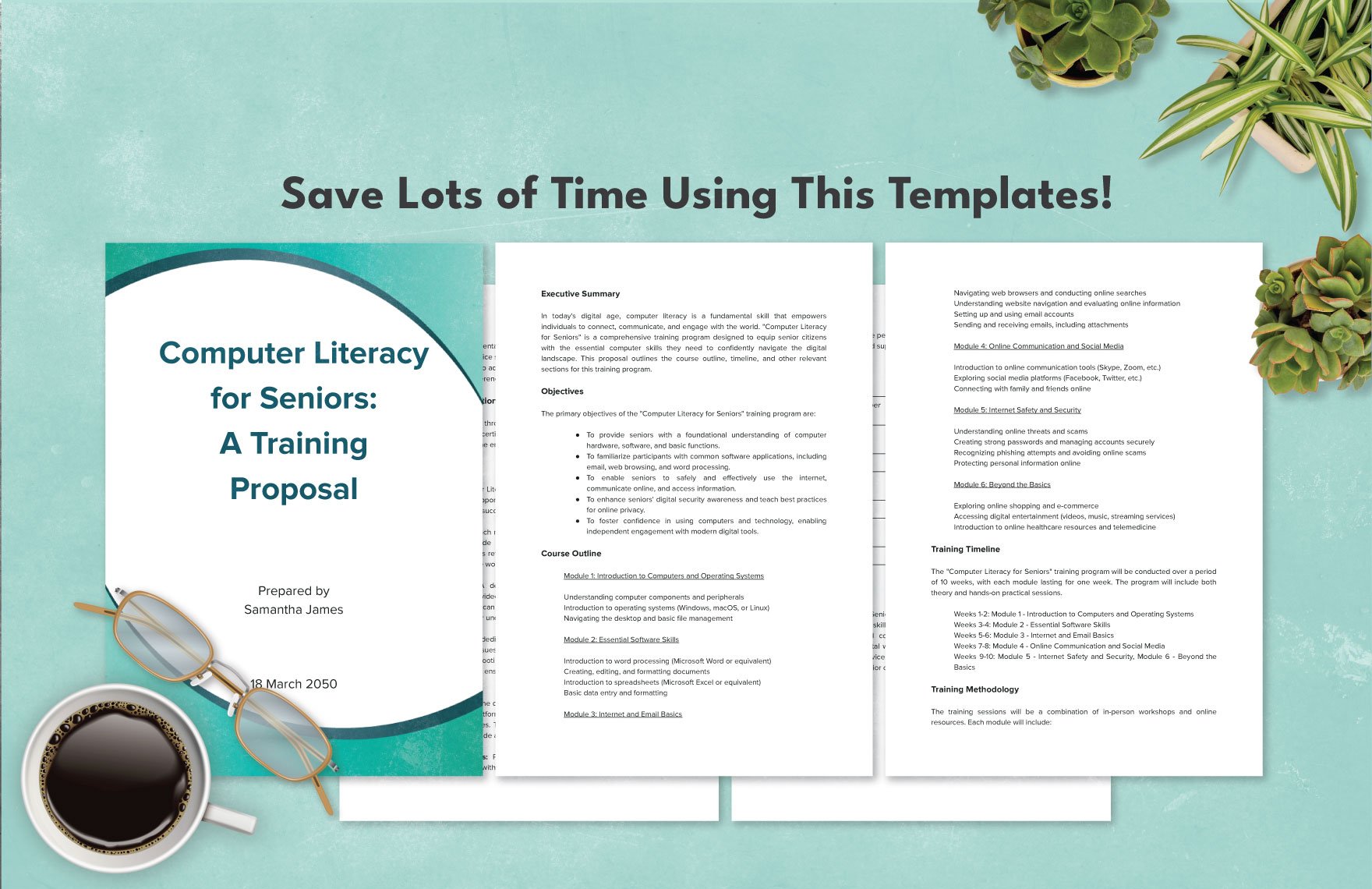 Computer Training Proposal Sample Template