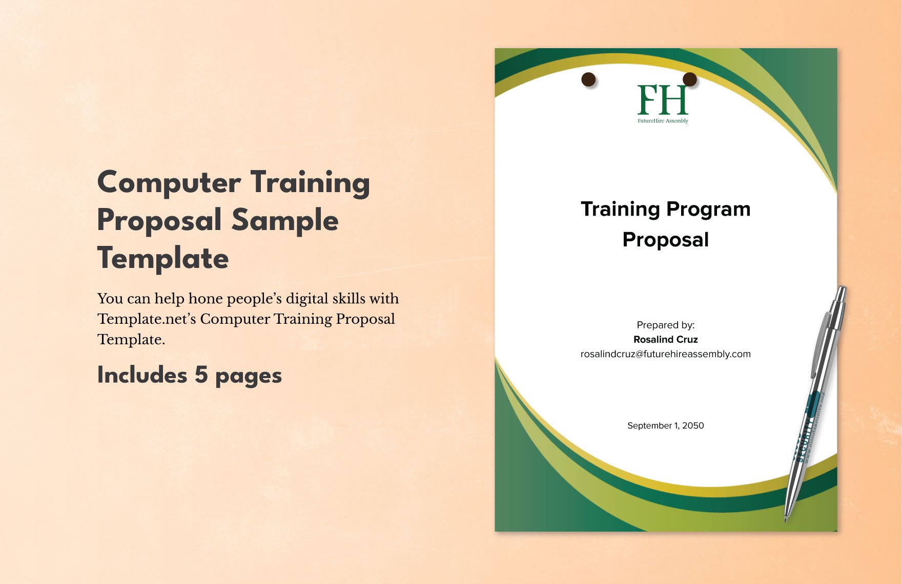 Training Program Proposal Sample Template