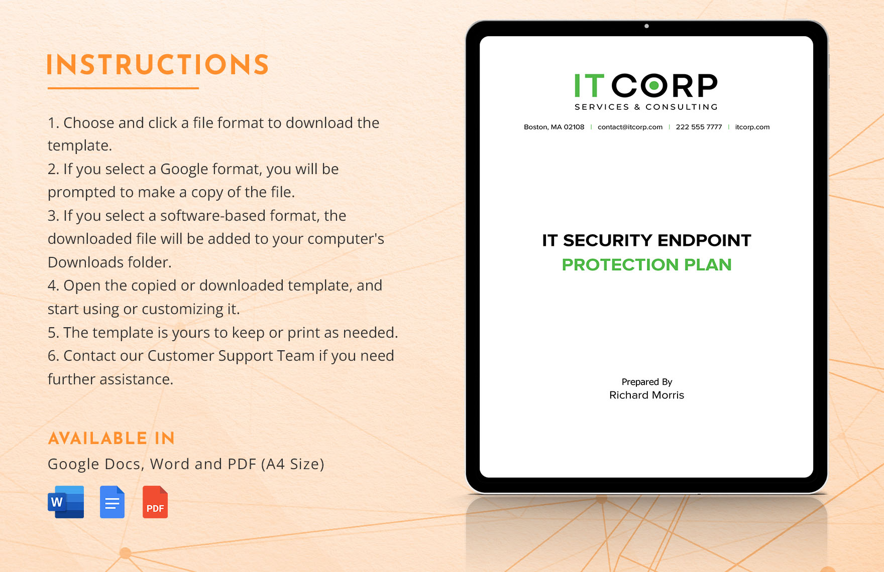 IT Security Endpoint Protection Plan Template