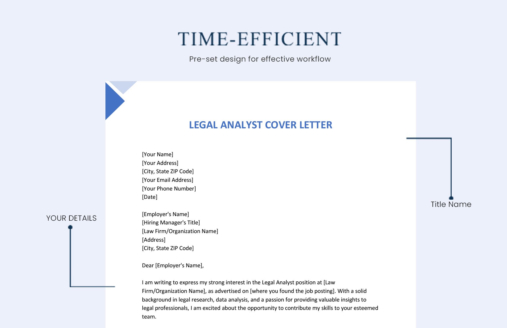 Legal Analyst Cover Letter
