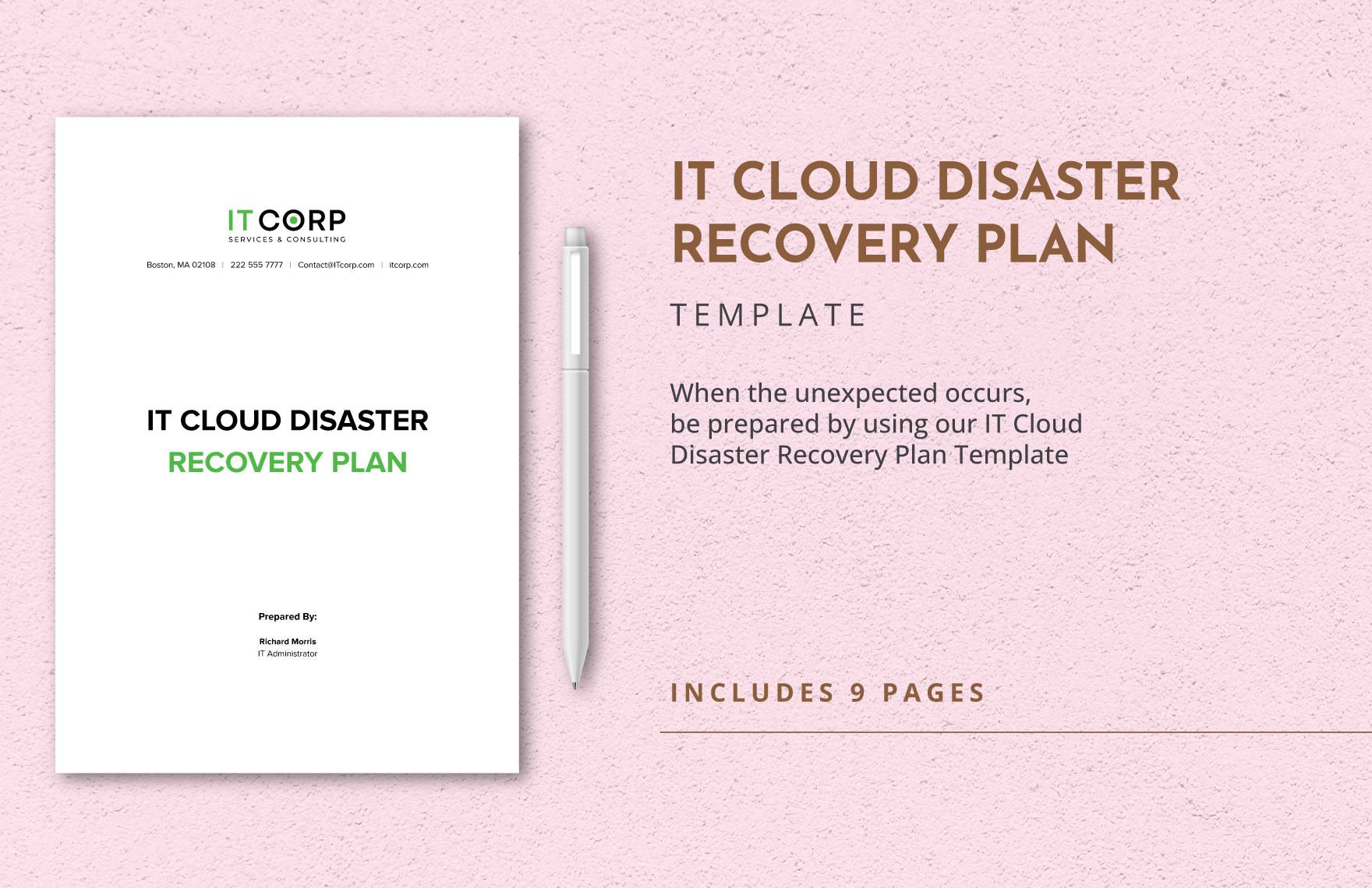 IT Cloud Disaster Recovery Plan Template in PDF, Word, Google Docs - Download | Template.net