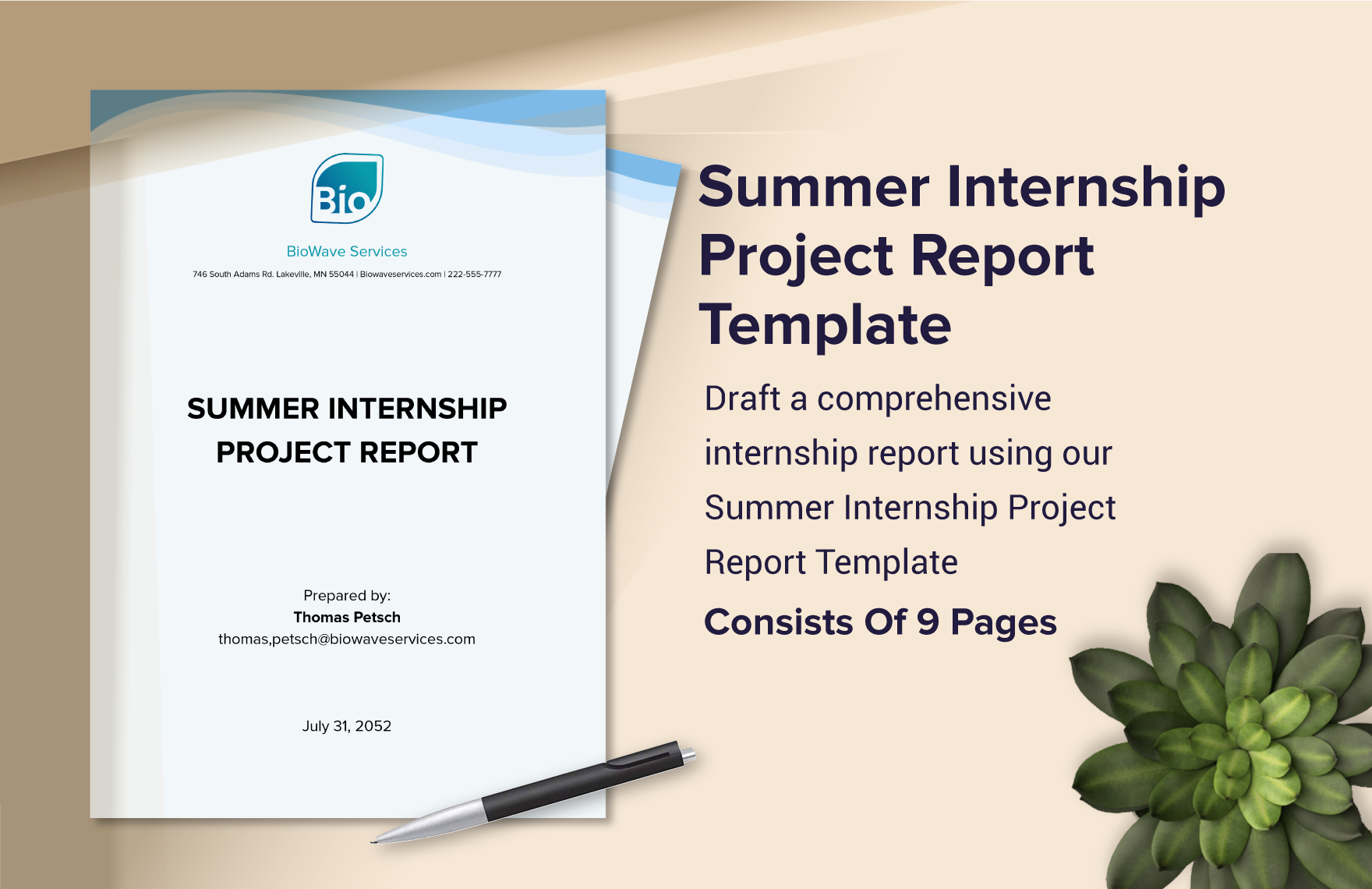 Summer Internship Project Report Template