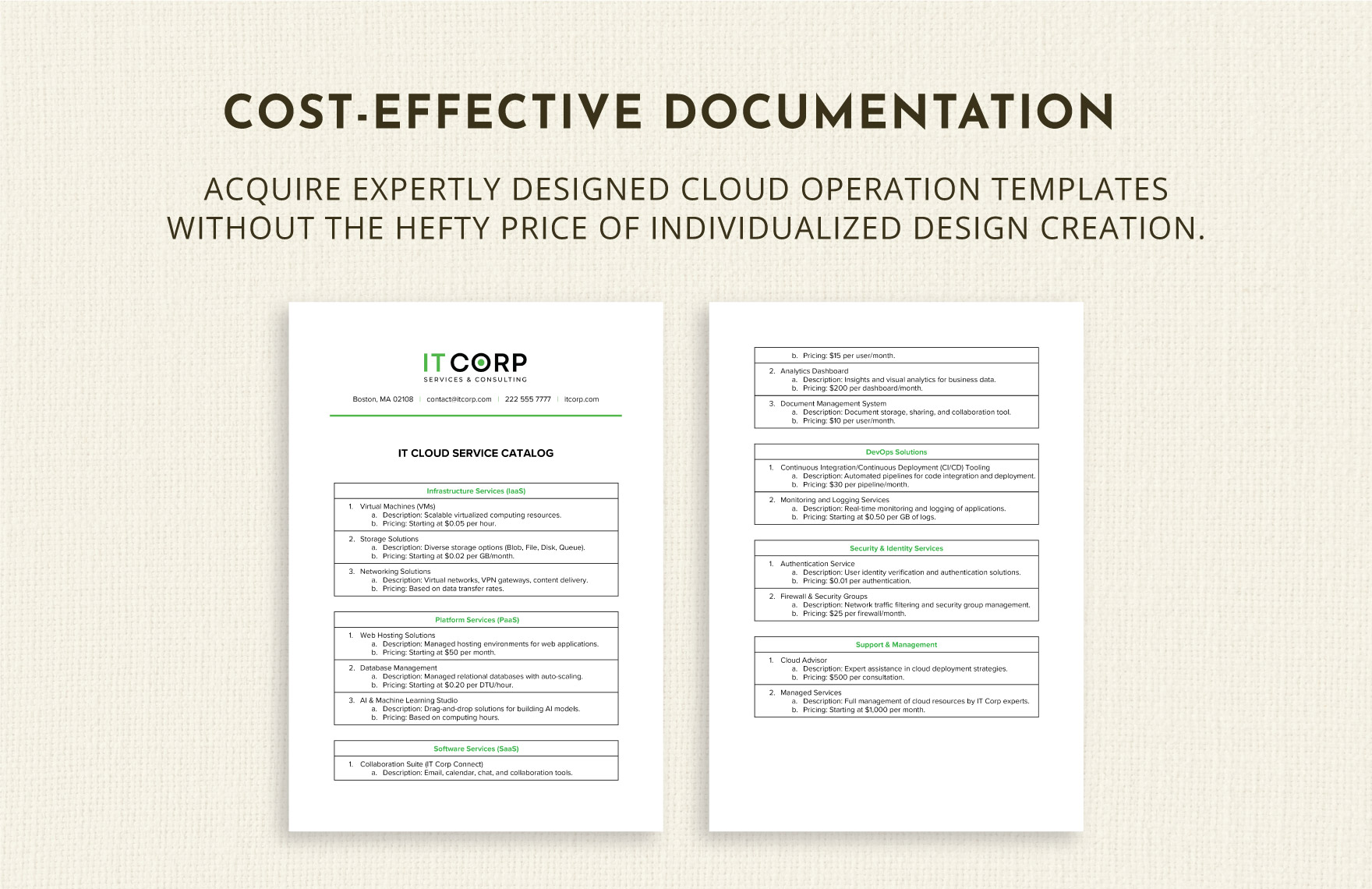 IT Cloud DevOps Collaboration Guide Template