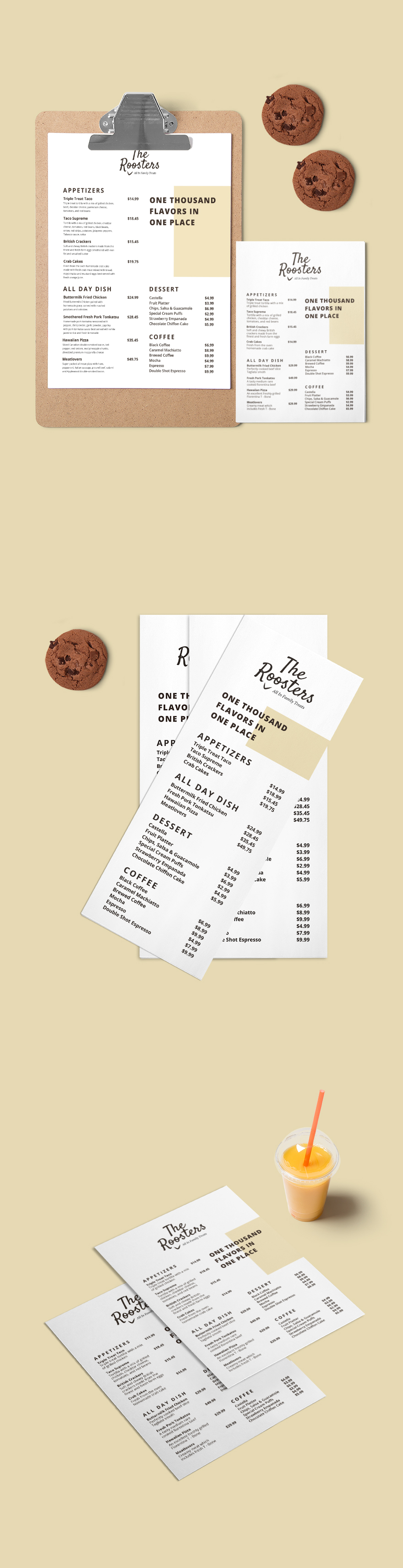 Easter Menu Card Template - Illustrator, Word, Apple Pages, PSD ...