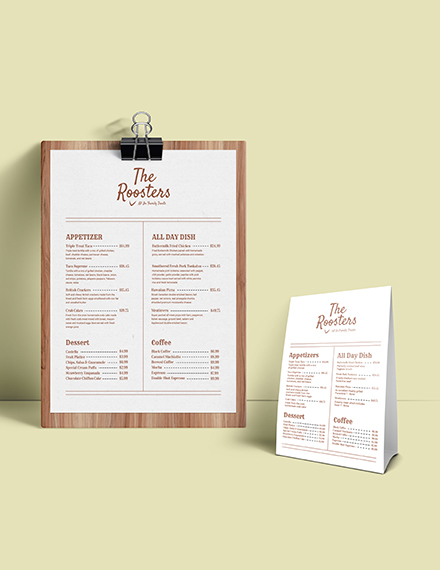 136+ FREE Menu Templates | Download Ready-Made | Template.net