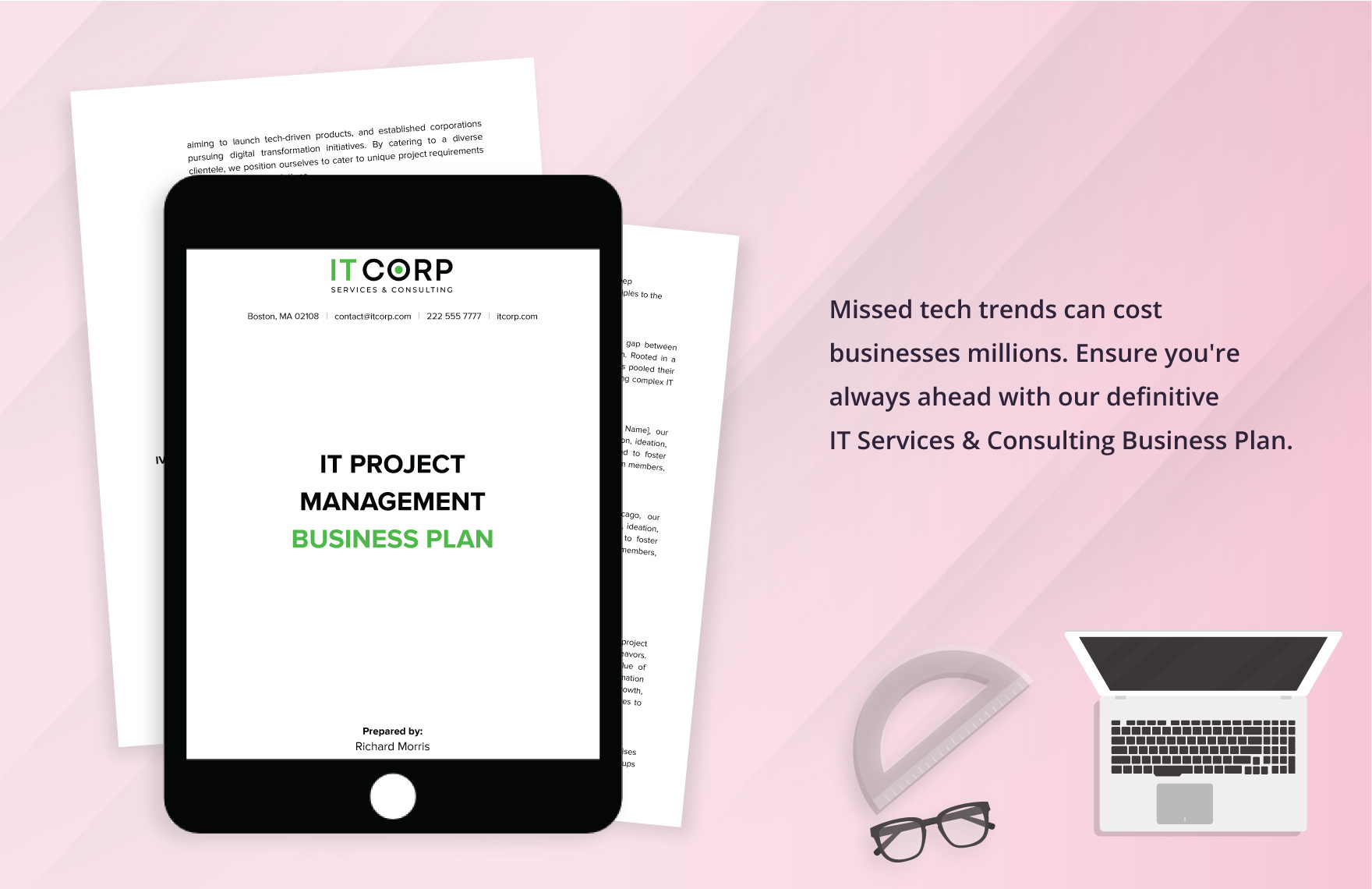 IT Project Management Business Plan Template