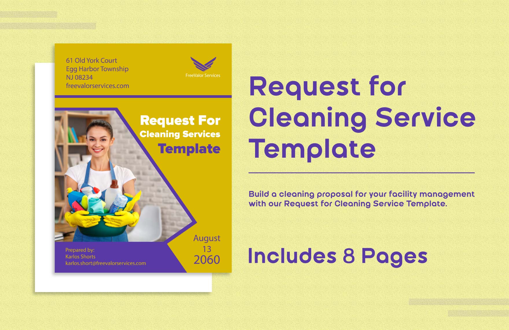 Request for Cleaning Service Template
