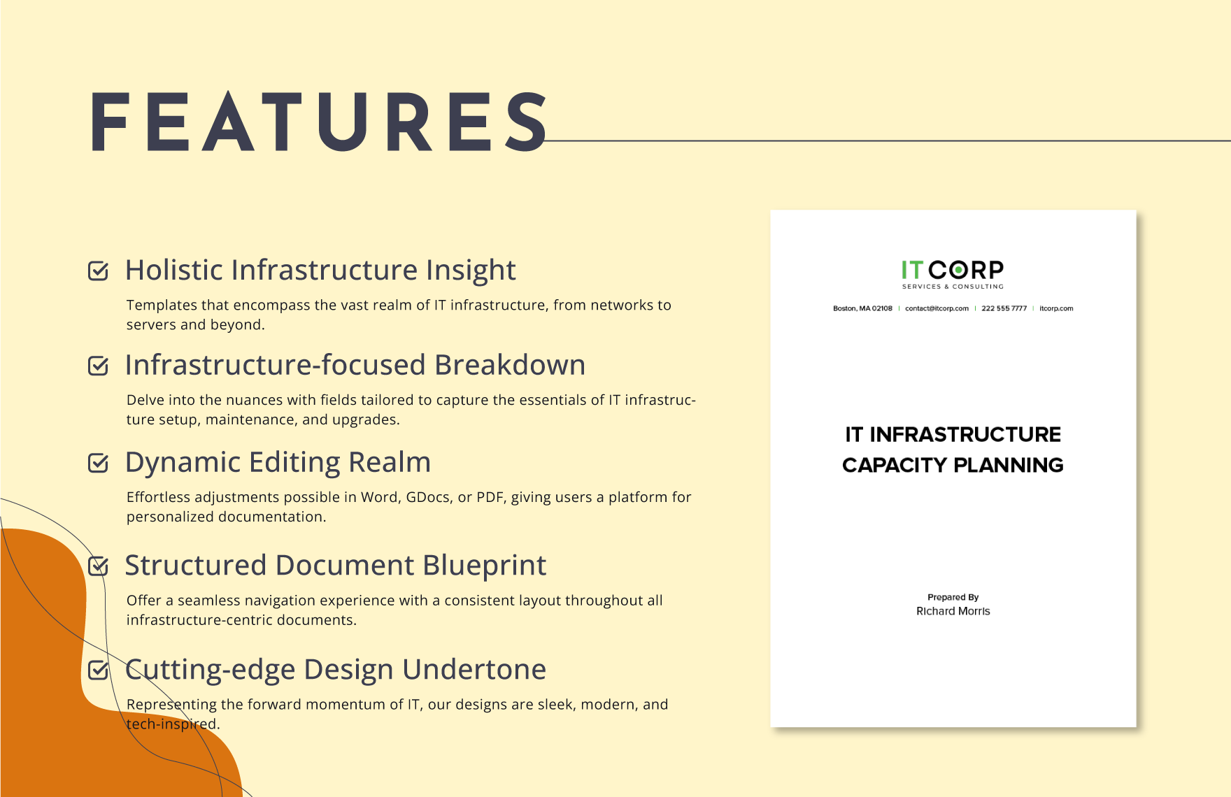 IT Infrastructure Capacity Planning Template In Google Docs Word PDF IT Infrastructure Capacity Planning Template In Google Docs Word PDF