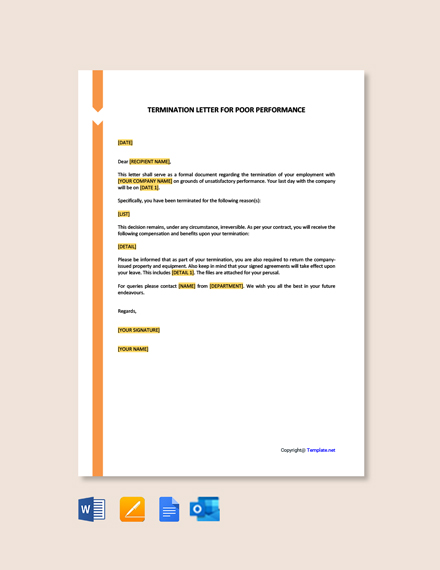 FREE Performance Letter Templates In PDF | Template.net