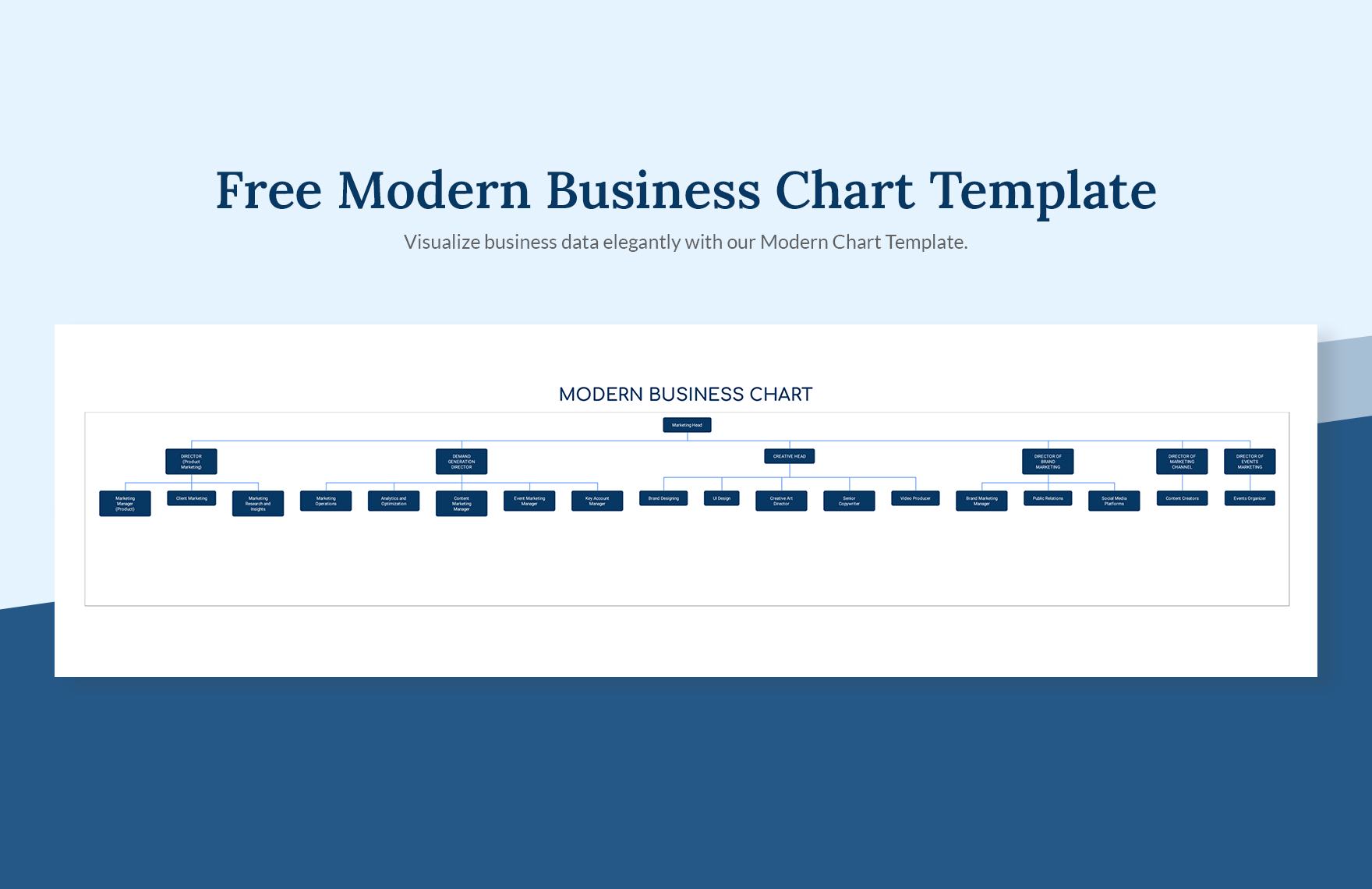 Free Modern Business Chart Template