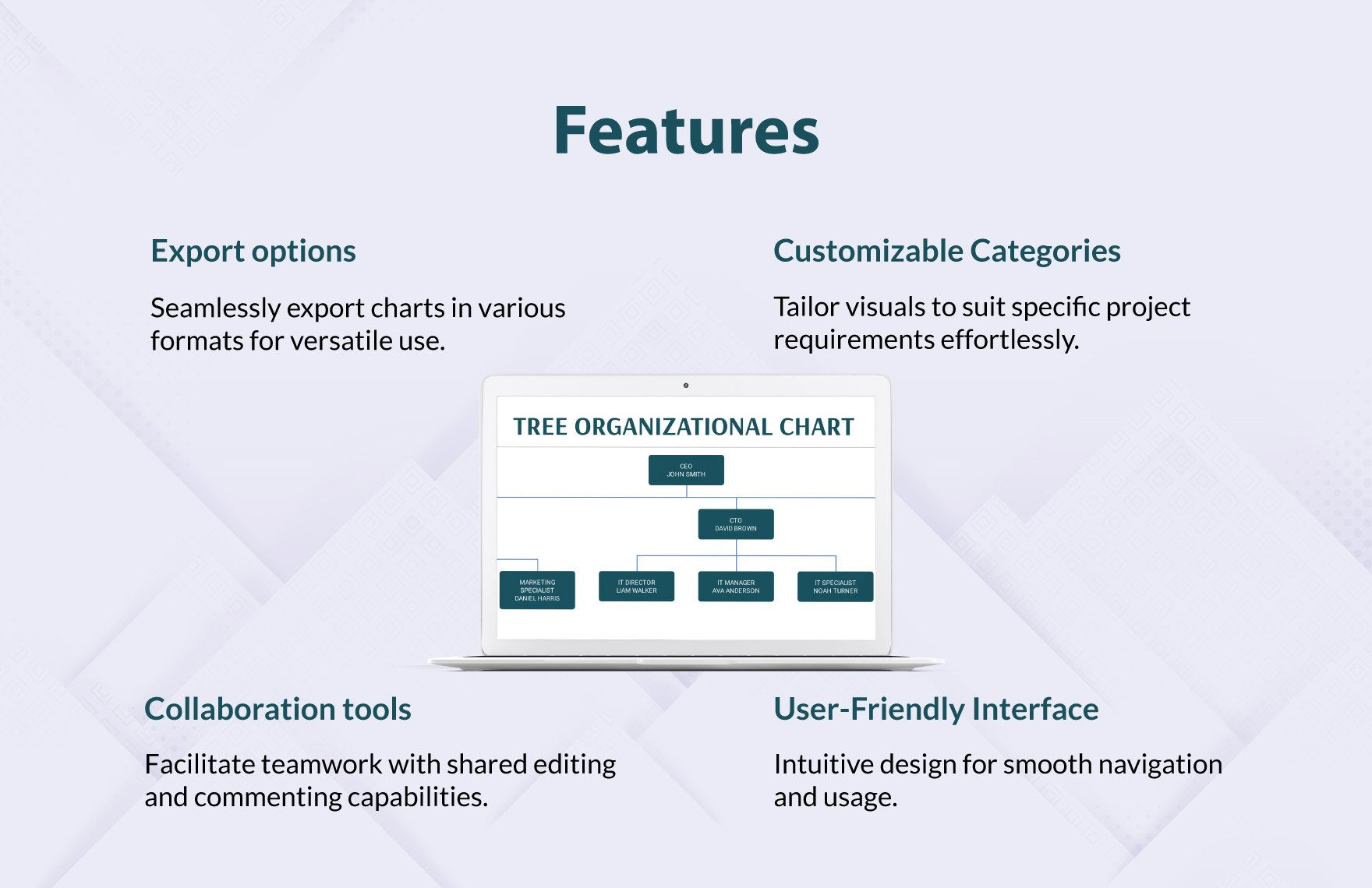Tree Organizational Chart Template