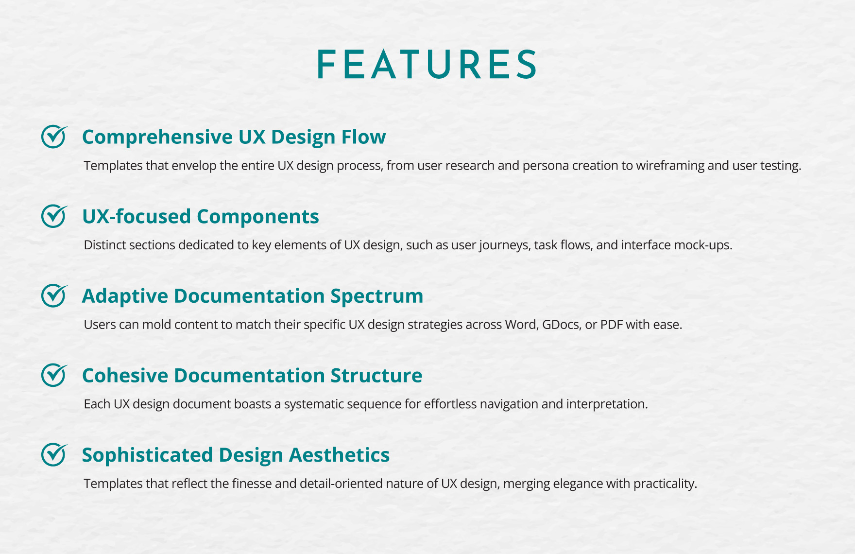 IT UX Design Review Checklist Template