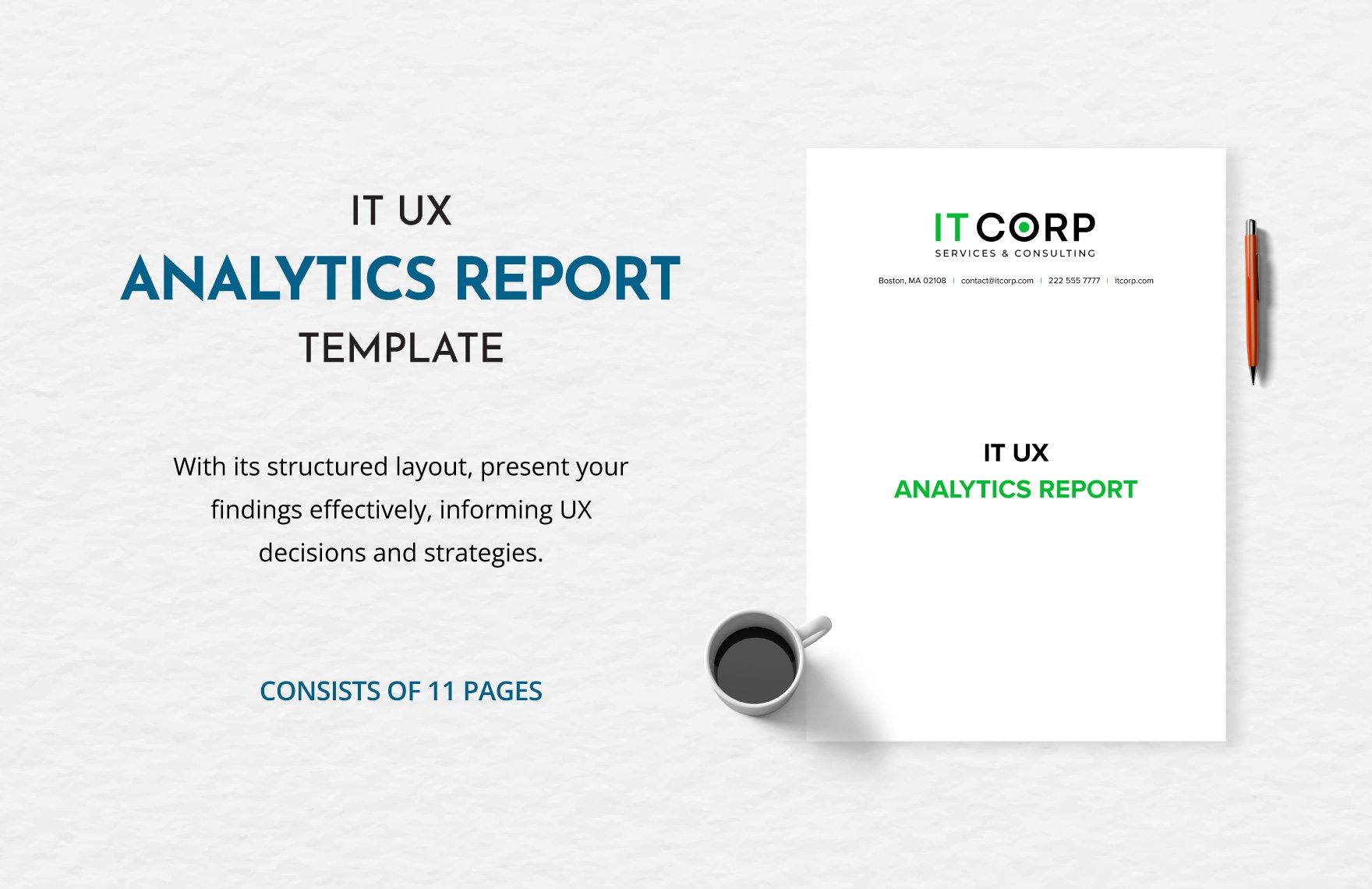 IT UX Analytics Report Template