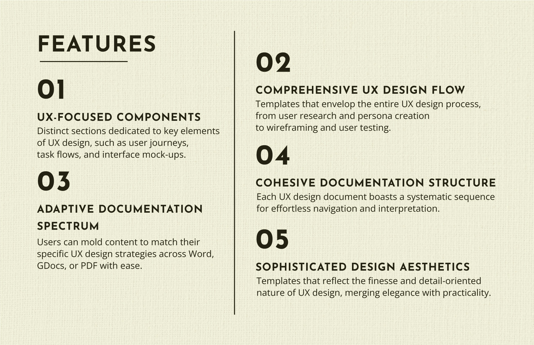 IT UX Persona Creation Template