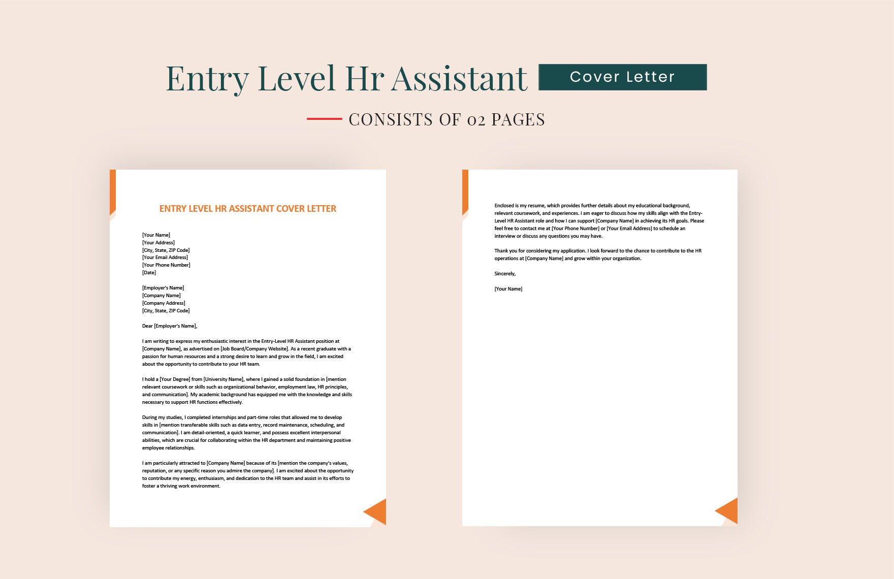 Entry Level Hr Assistant Cover Letter