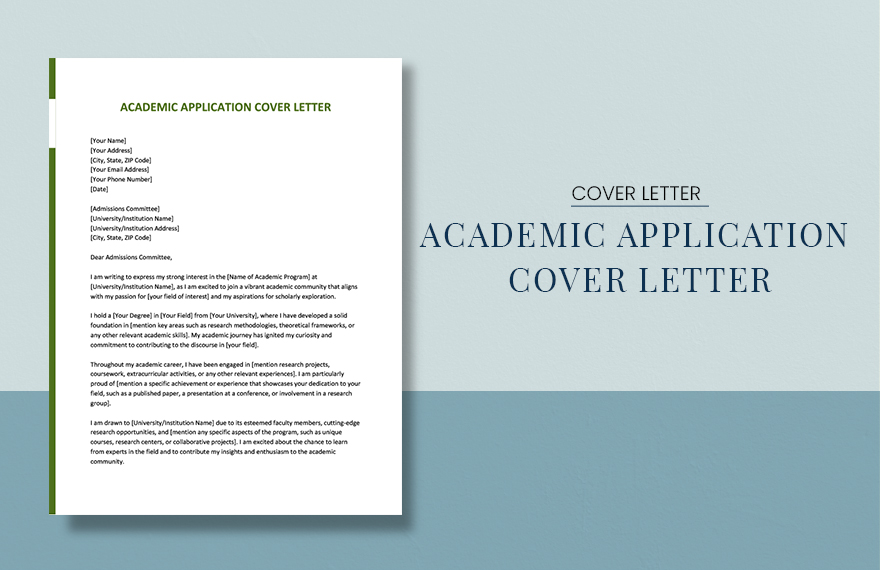 General Application Letter For Any Position