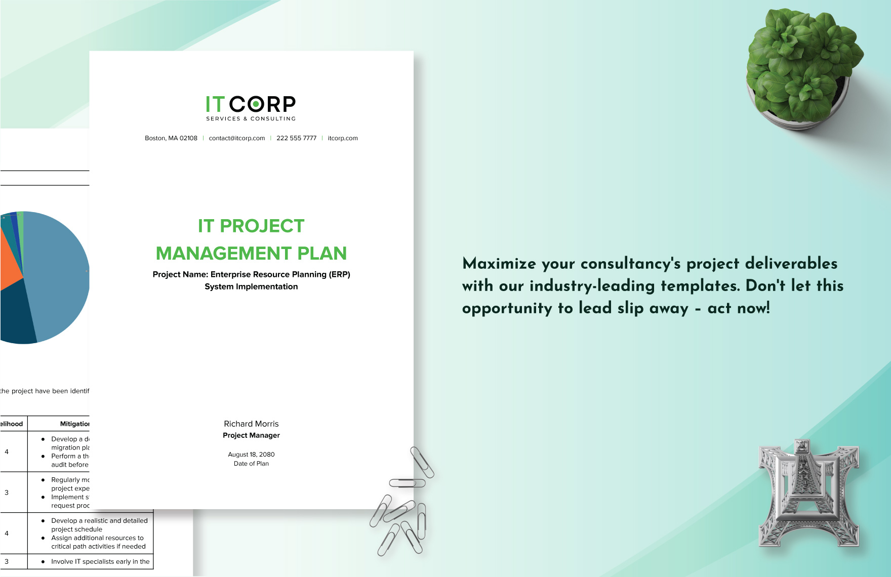 IT Project Management Plan Template